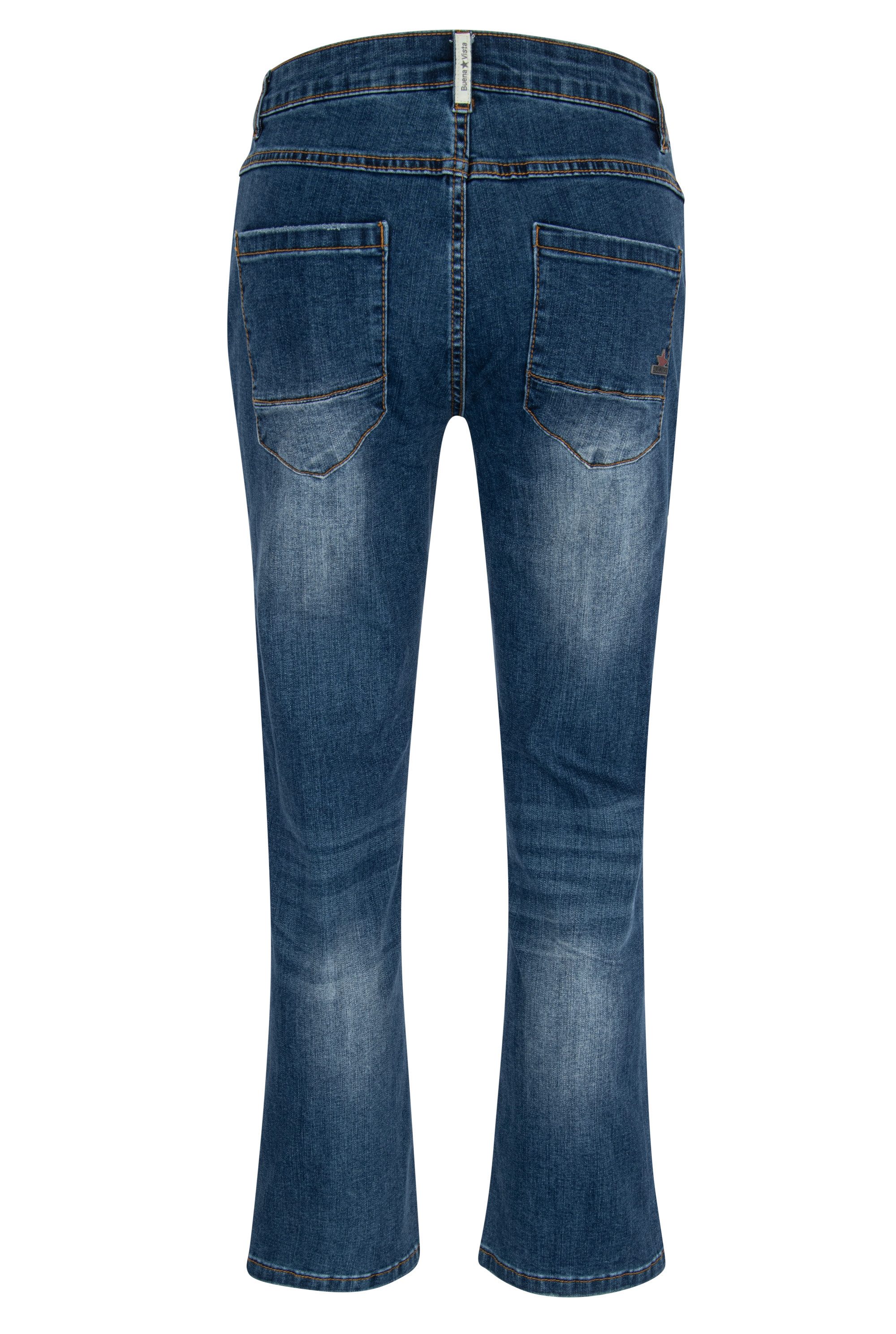 Buena Vista Stretch-Jeans BUENA VISTA ANNA C 7/8 STRAIGHT destroyed repair 2409 B5859 369 D.7622