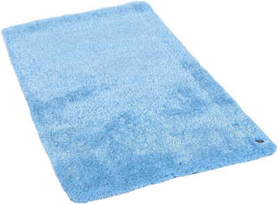 Hochflor-Teppich Soft, TOM TAILOR, rechteckig, Höhe: 35 mm, handgetuftet, Uni-Farben, super weich und flauschig
