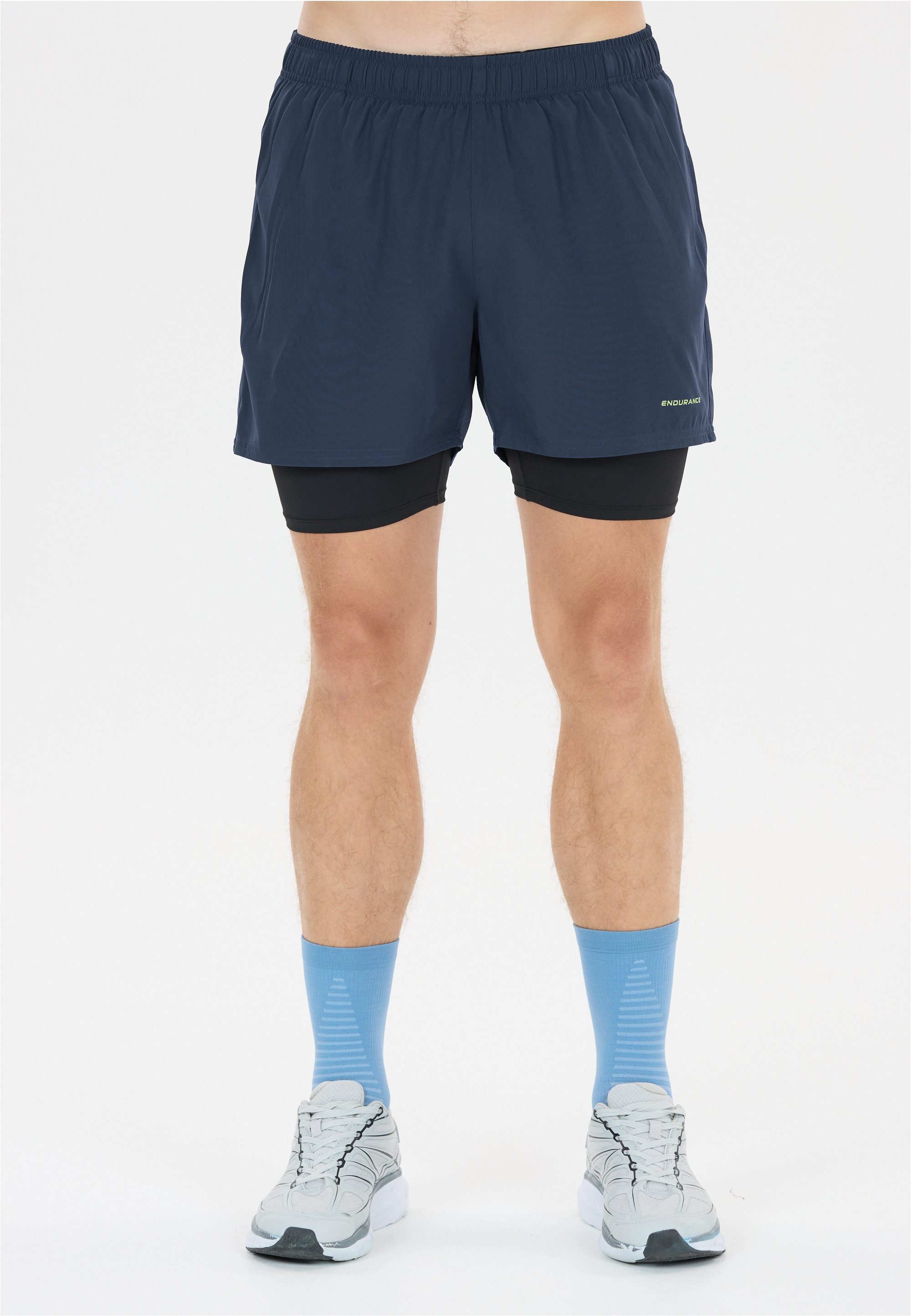 ENDURANCE Shorts Kros Im 2-in-1-Design mit Quick Dry und Stretch-Funktion