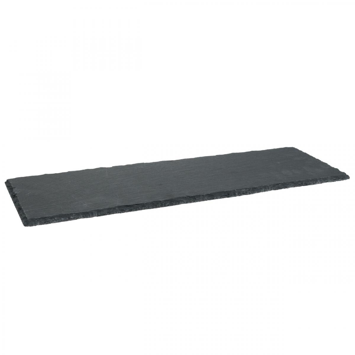 Kaemingk Dekokorb Schiefertafel lang 40x13cm Naturstein Dekotablett 2 Stück