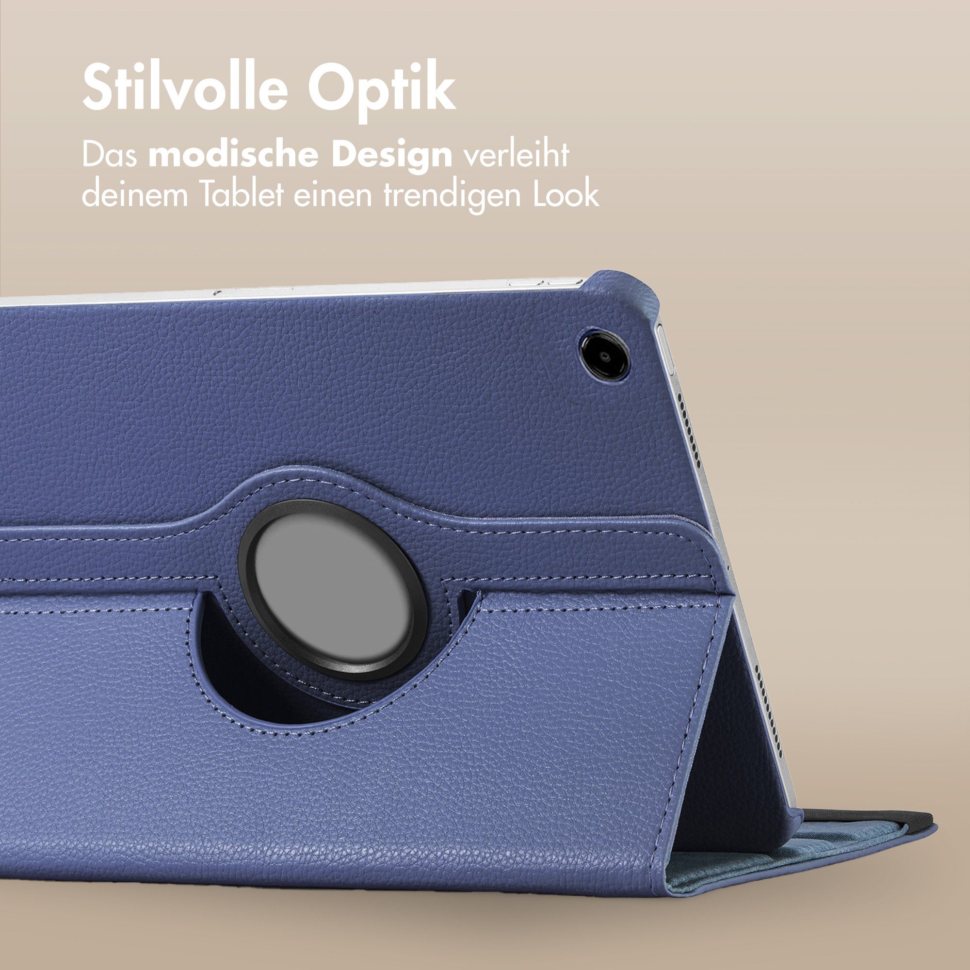imoshion Tablet-Mappe imoshion 360° drehbare Klapphülle Lenovo Tab (2025) - Dunkelblau