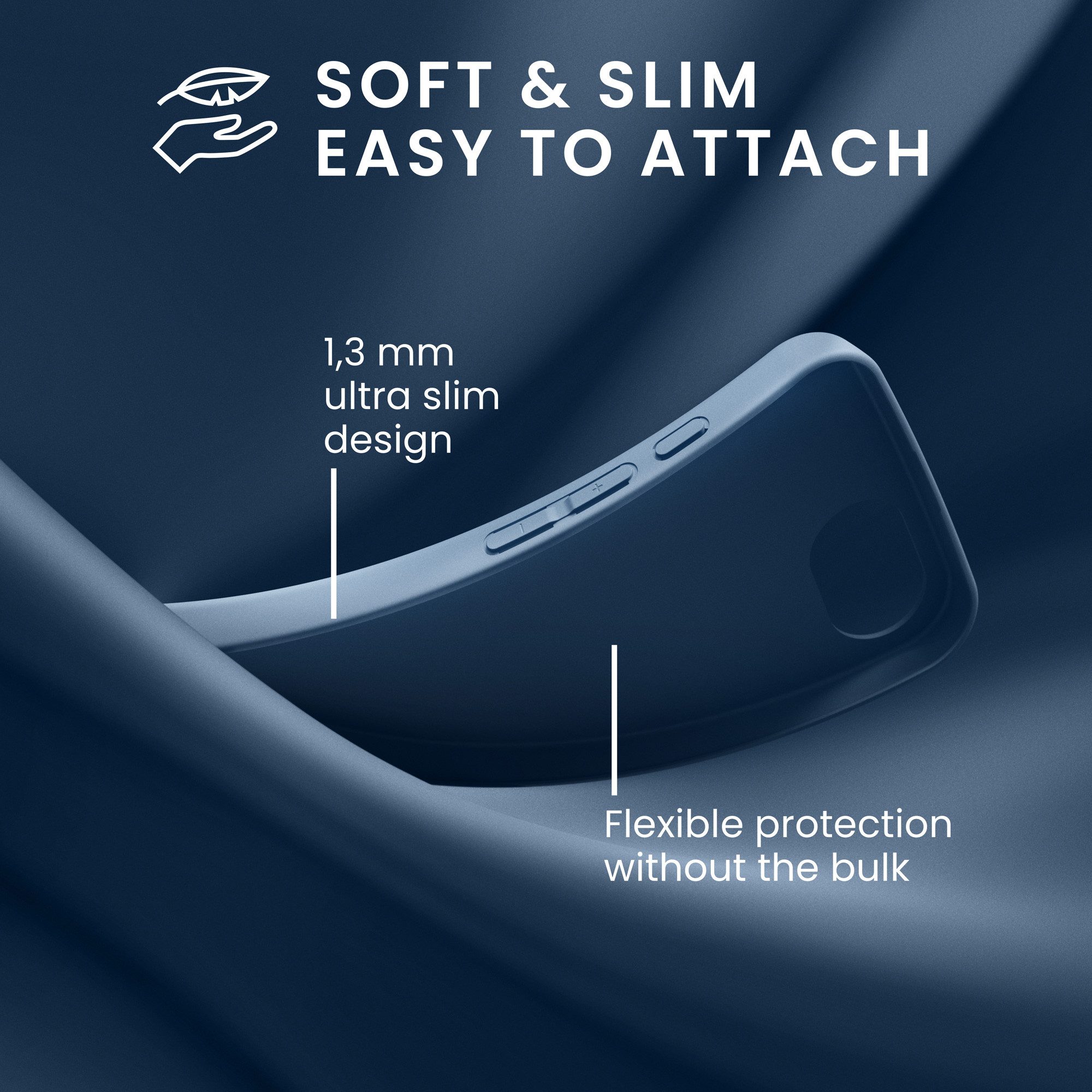 kwmobile Smartphone-Hülle Hülle für Apple iPhone 17e / iPhone 16e, Hülle Silikon - Soft Handyhülle - Handy Case Cover – Bild 4 von 5