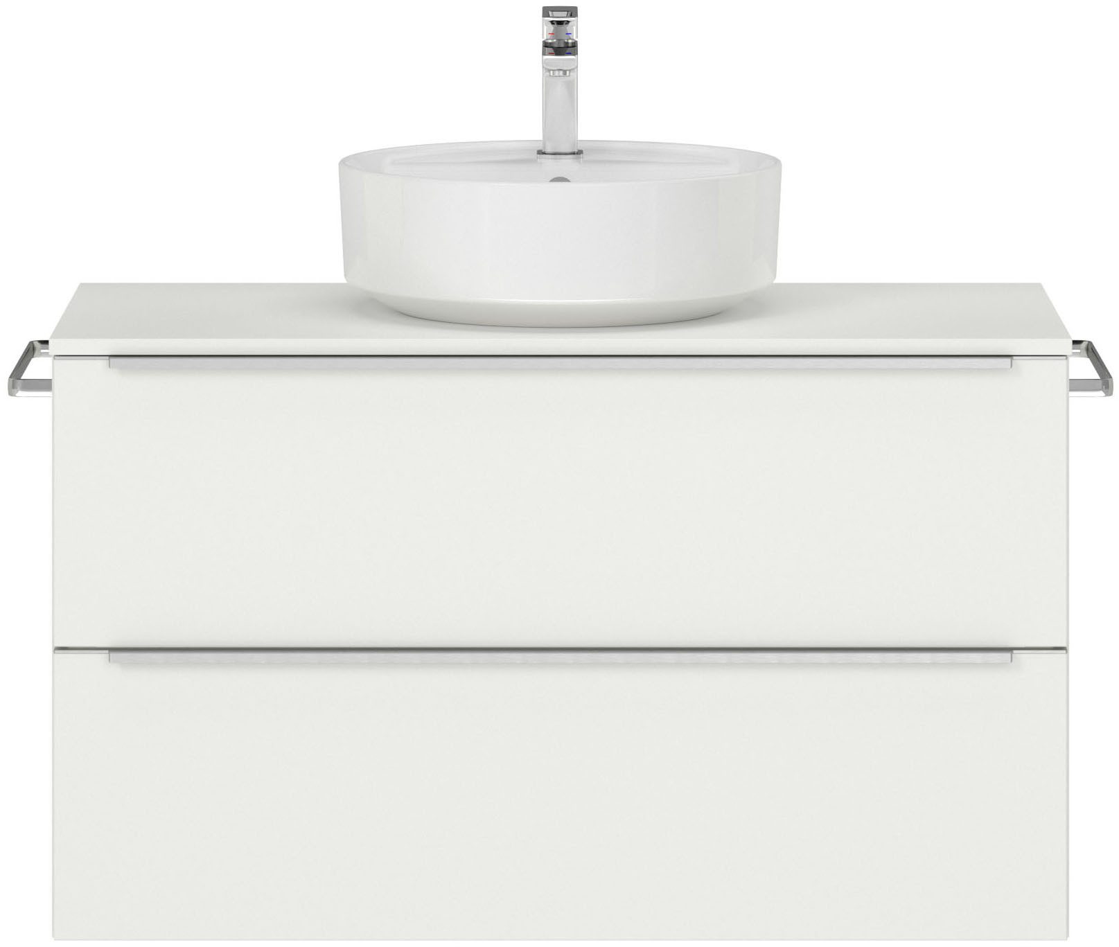 nobilia® Badmöbel-Set Alvene, (1-St., vormontiert, mit Soft-Close), in vier Breiten