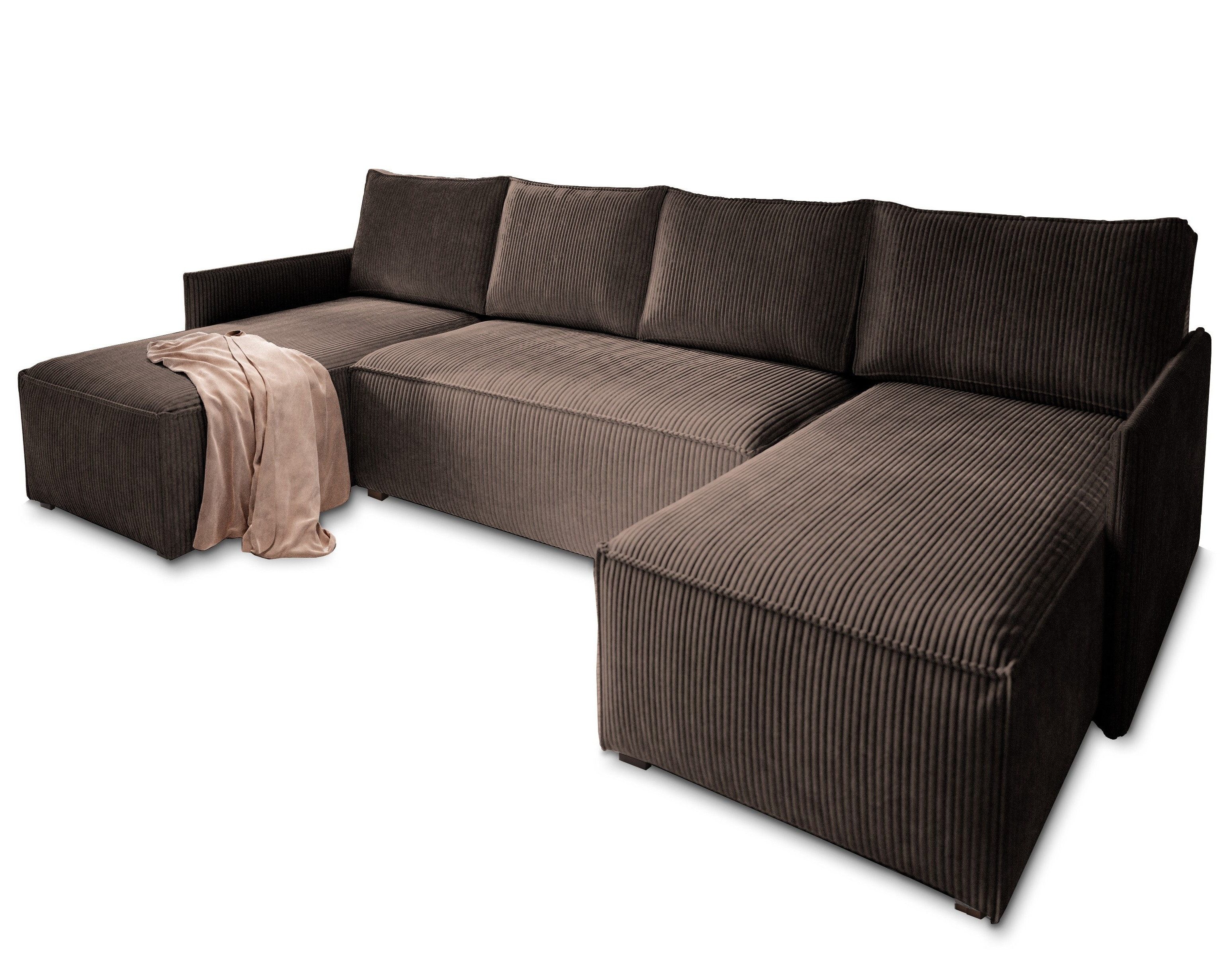 Masseno Ecksofa TRES mit Schlaffunktion U-Form, günstig online kaufen