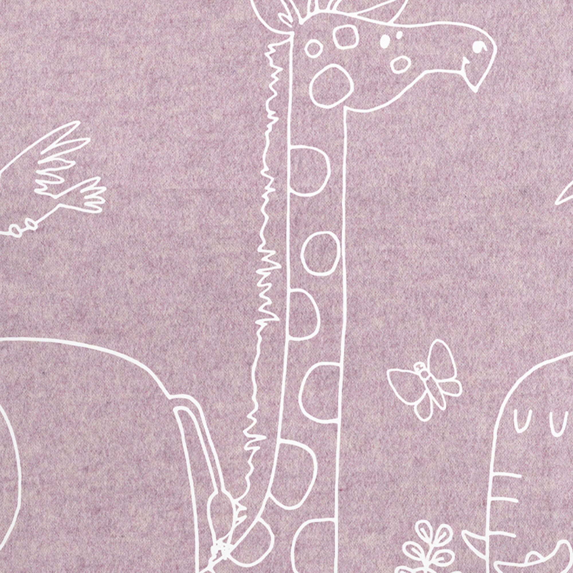 Biberna Kinderbettwäsche Kinder-Bettwäsche, Baumwolle, Melange-Flanell Tiermotive – Bild 5 von 5