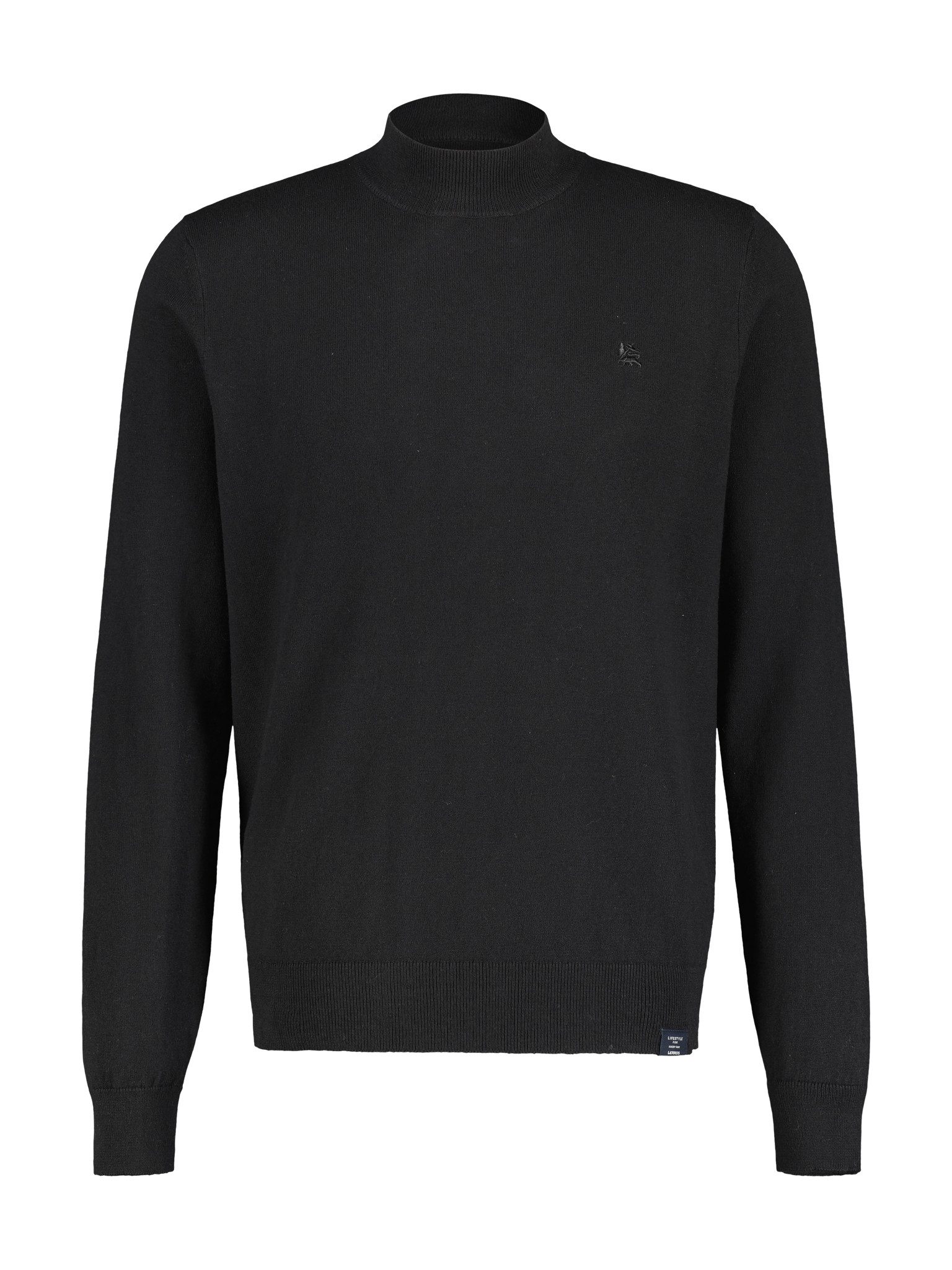 LERROS Rollkragenpullover mit Logo Stickerei günstig online kaufen