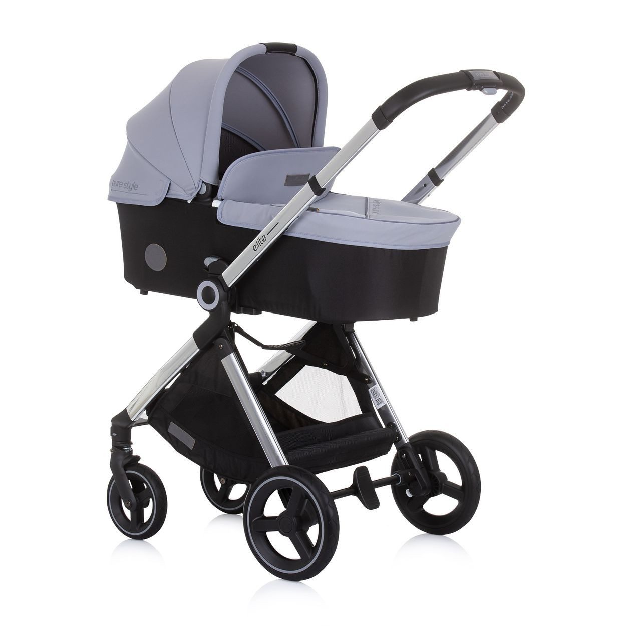 Chipolino Kombi-Kinderwagen Kinderwagen Elite 3 in 1, i-Size Babyschale Sportsitz Babywanne Tasche