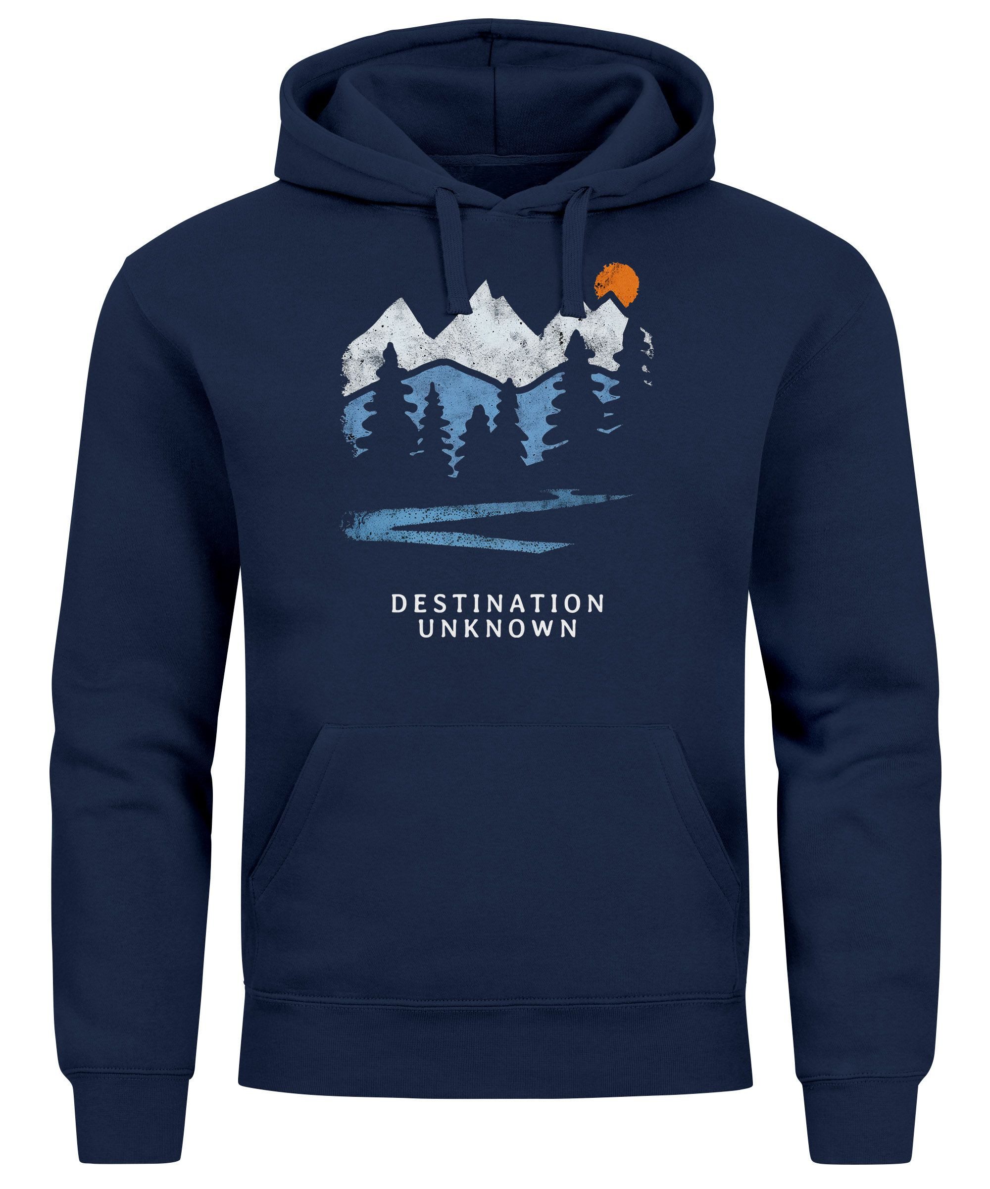 Neverless Hoodie Hoodie Herren Berge Wandern günstig online kaufen