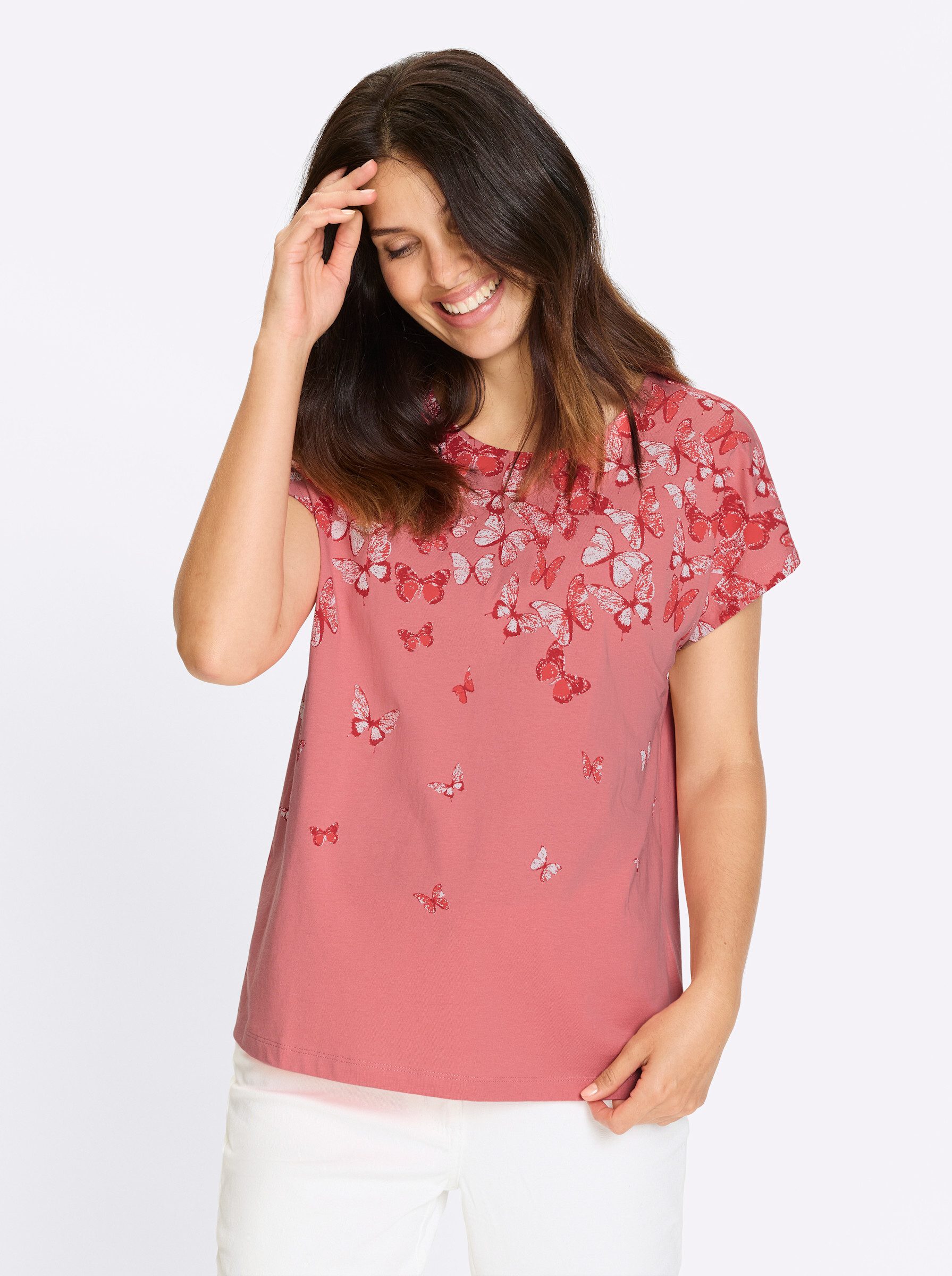 Sieh an! T-Shirt Kurzarm-Shirt Extra kurz günstig online kaufen