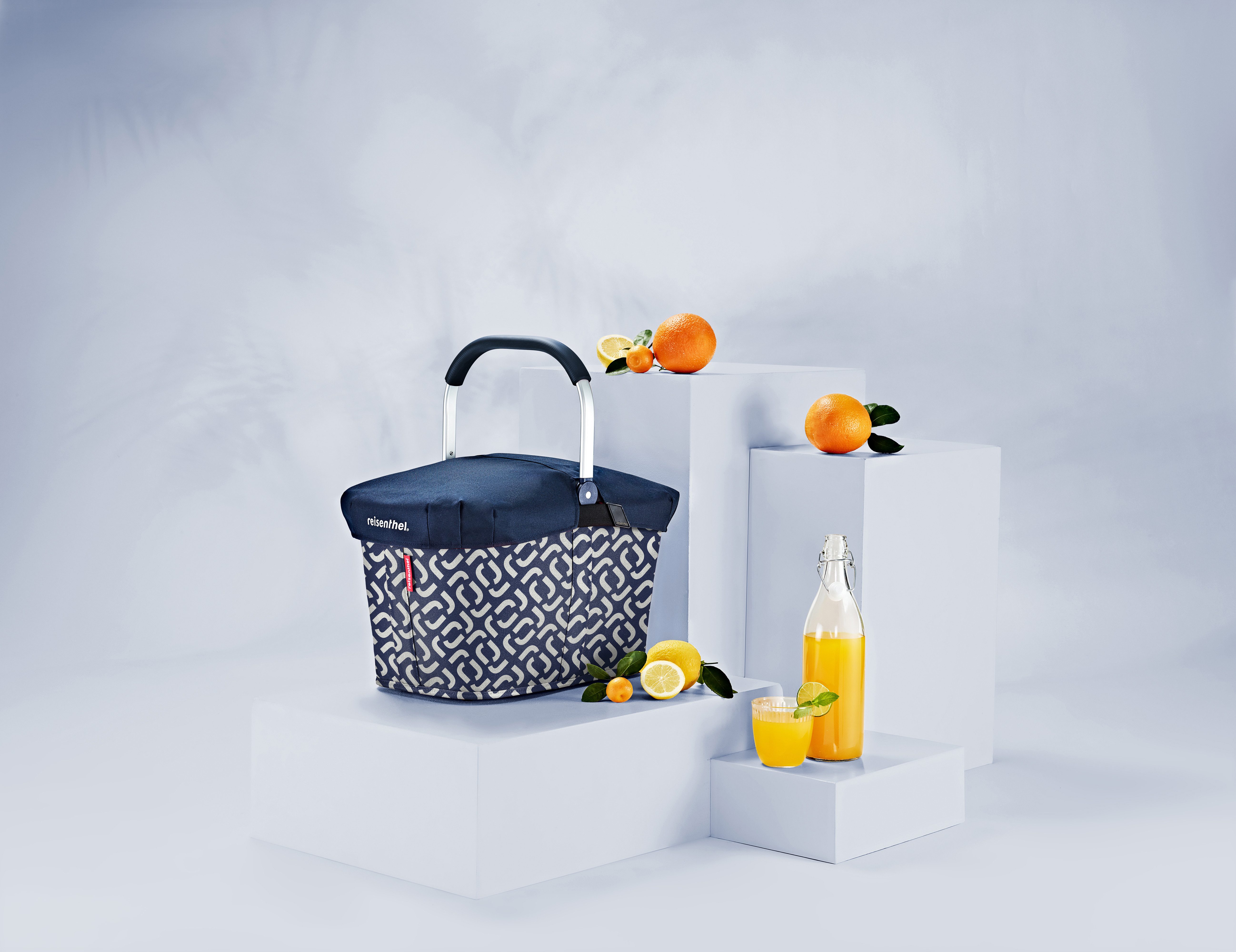 REISENTHEL® Einkaufskorb carrybag cover, Abdeckung für den Einkaufskorb, Sicht- und Wetterschutz mit Gummizug, am Griffgelenk fixierbar