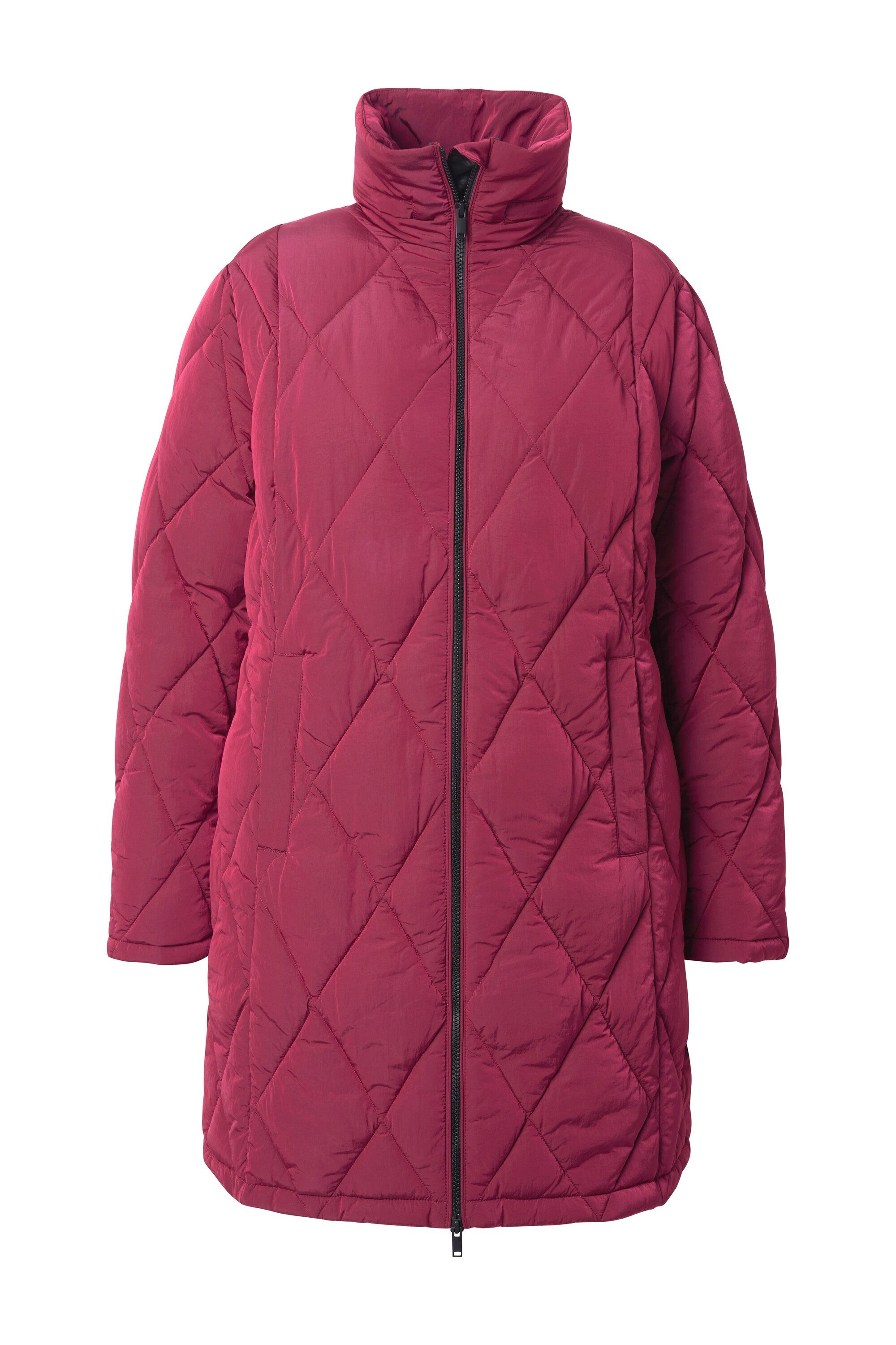 Ulla Popken Wintermantel HYPRAR Steppmantel wasserabweisend Kapuzenkragen günstig online kaufen