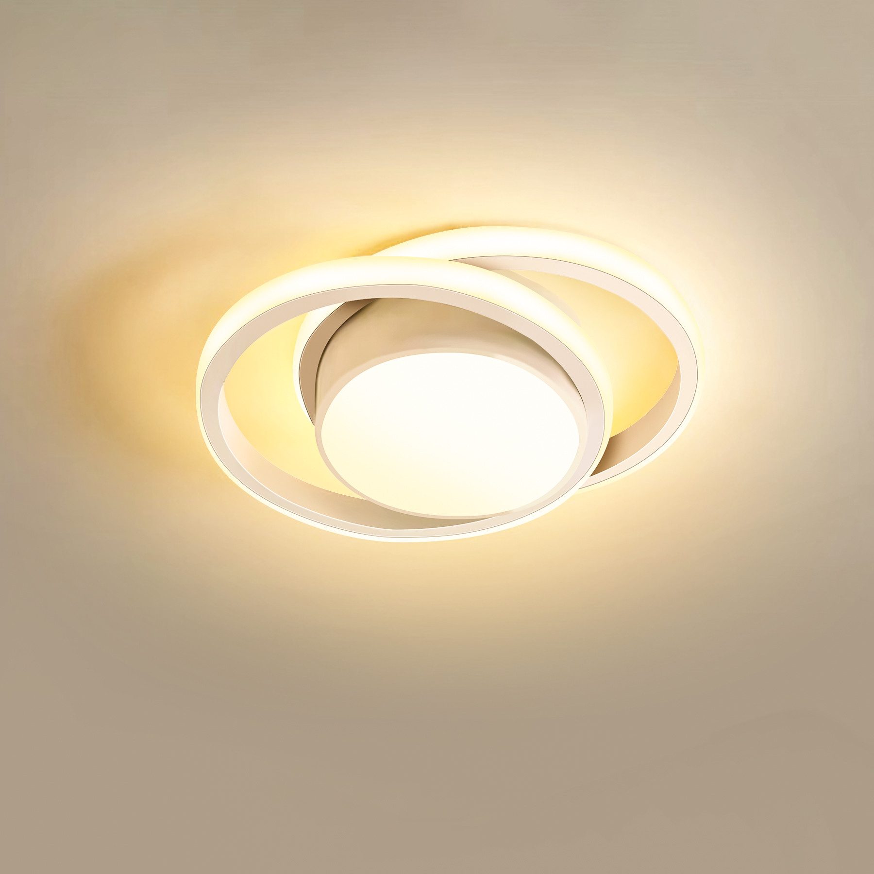 Senmudi Deckenleuchte Deckenlampe LED, 20W,26cm LED günstig online kaufen