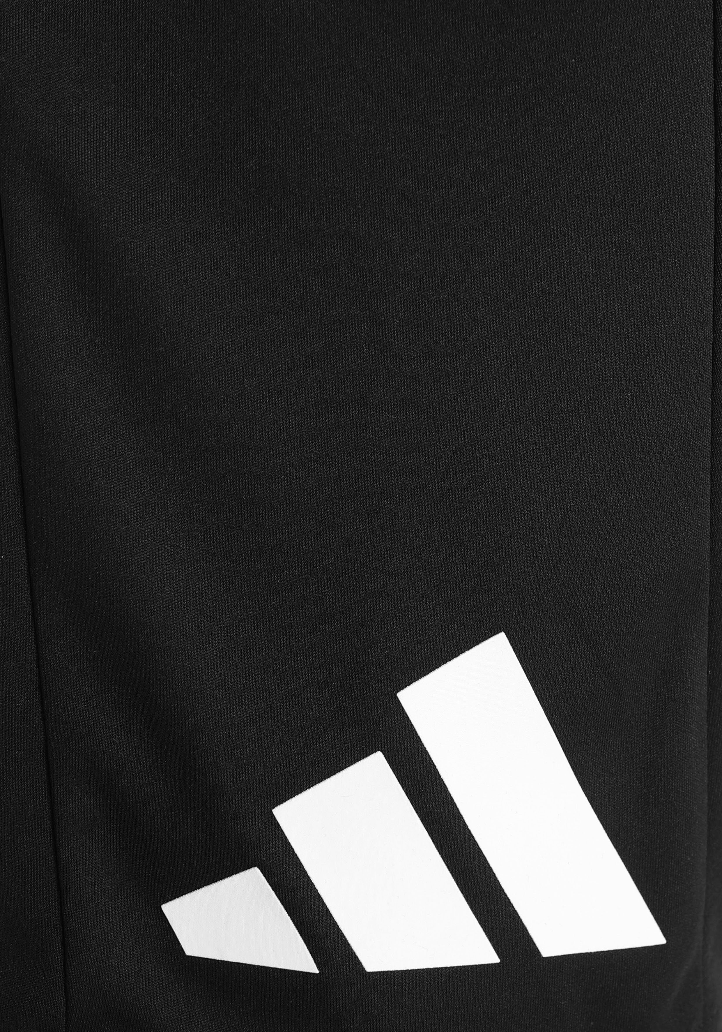 adidas Sportswear Shorts ESSENTIALS White TRAIN (1-tlg) Black REGULAR-FIT / LOGO AEROREADY