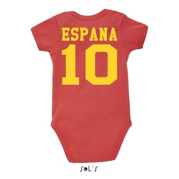 Blondie & Brownie Strampler Kinder Baby Spanien Spain Sport Trikot Body Fussball Meister WM Copa