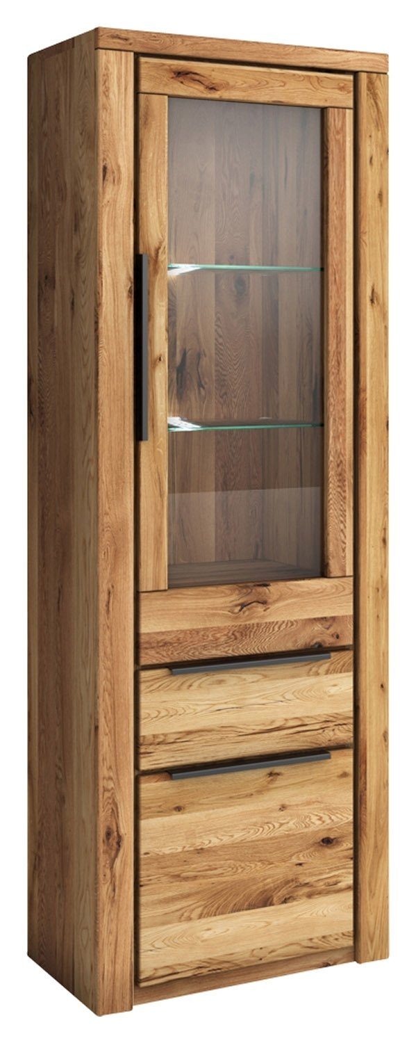 Vitrine Vitrine hoch, JOOST, Braun, B 70 cm, T 40 cm
