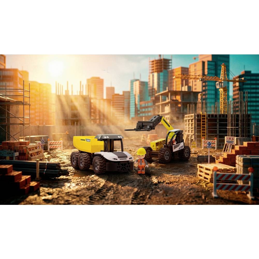 fischertechnik Modellbausatz Double Pack Baufahrzeuge 579432 Bausatz ab 7 Jahre