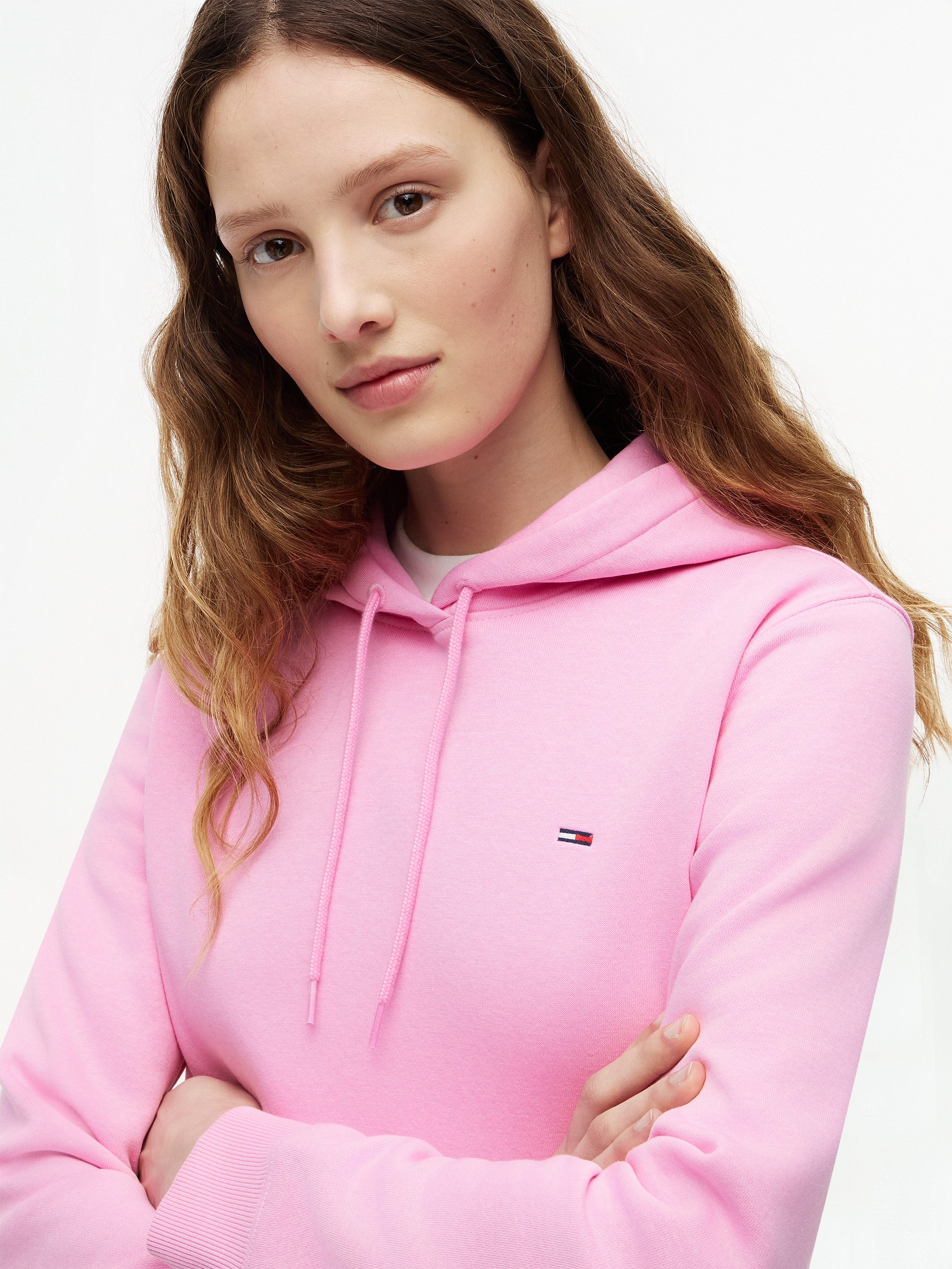 Tommy Jeans Kapuzensweatshirt TJW REG S FLAG HOODIE Baumwollmischung