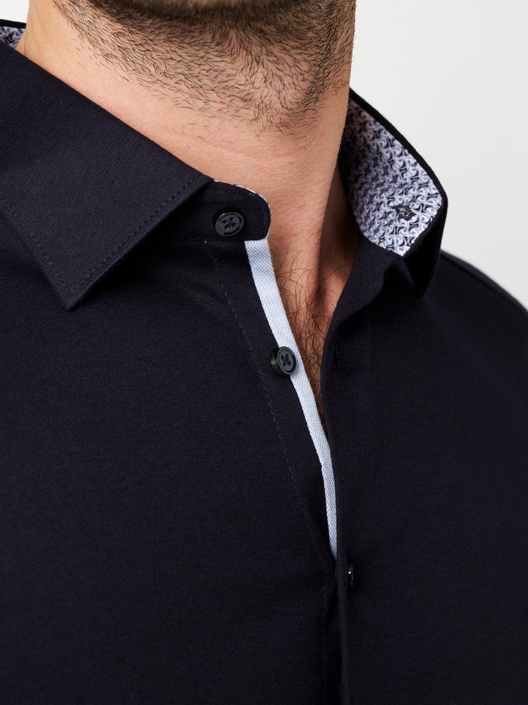 DESOTO Kurzarmhemd Casual Kent 1/2 Businesshemd, slim fit, Kentkragen