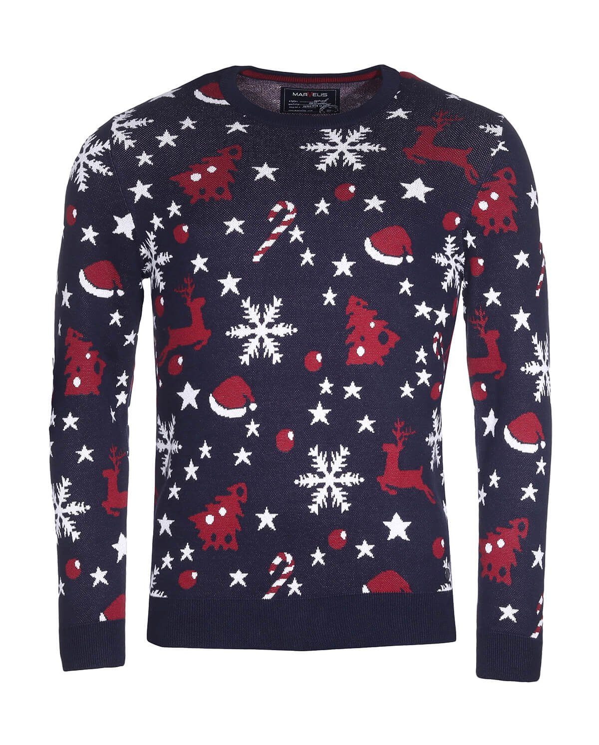 Pulli Strickpullover Mit Weihnachtsmotiven Herren Christmas Herren