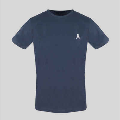 PHILIPP PLEIN T-Shirt, Navy blau, R-Ausschnitt