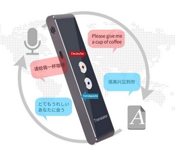 Novzep Sprachcomputer Smart Übersetzer mit 96 Sprachen,Echtzeit-Sprachdolmetscher,Tragbarer