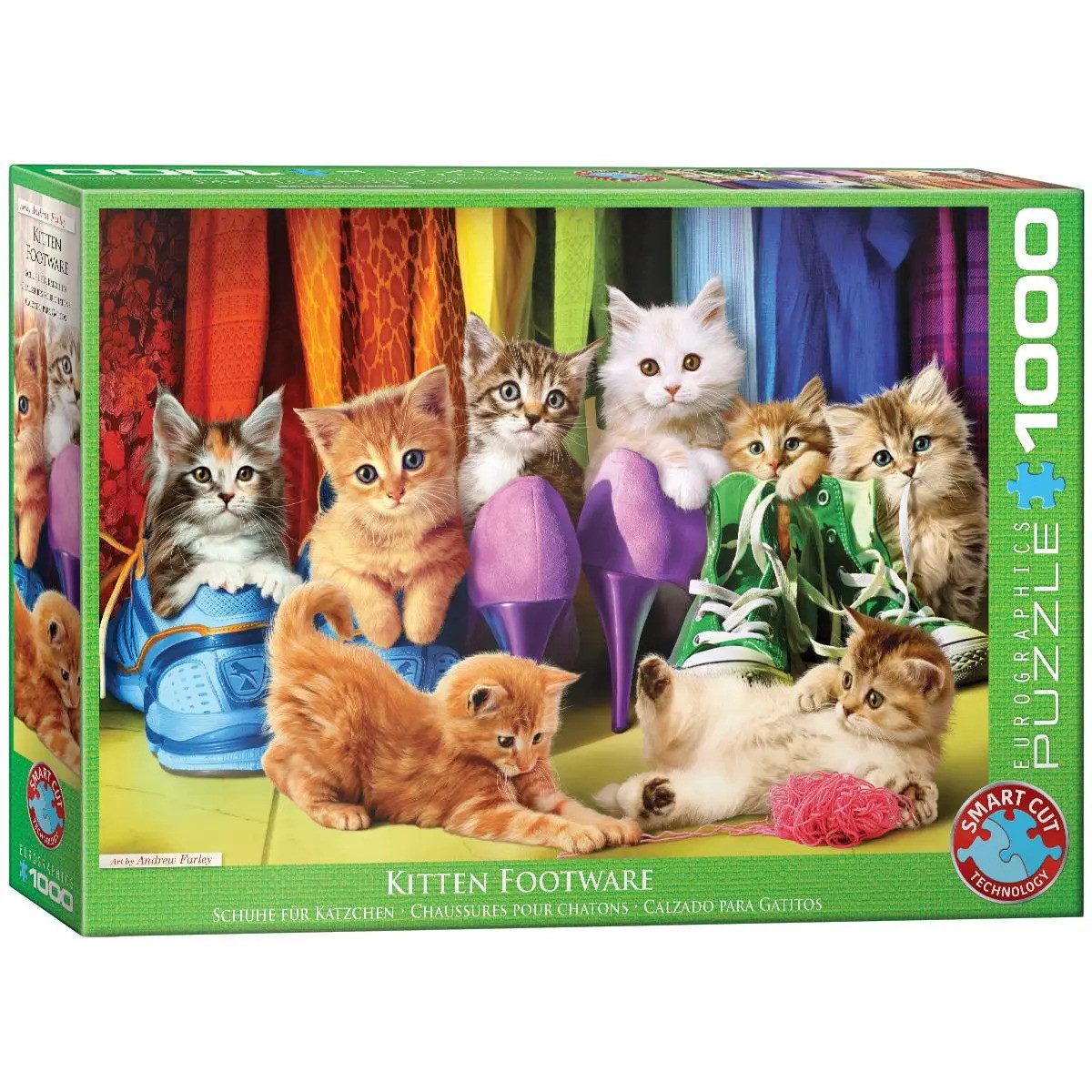 EUROGRAPHICS Puzzle Katzen Pride, 1000 Puzzleteile günstig online kaufen