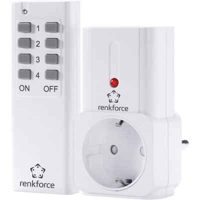 Renkforce Funk-Schalter-Set 2-teilig 433 MHz Smart-Home Starter-Set