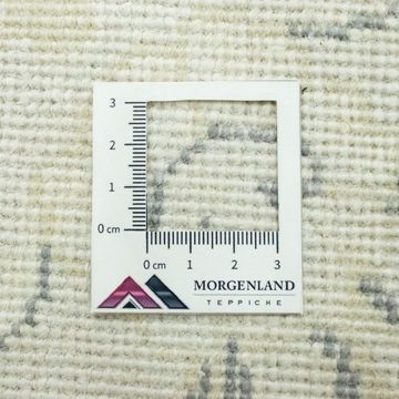 Teppich Designer Teppich handgeknüpft grün, morgenland, rechteckig, Höhe: 7 mm