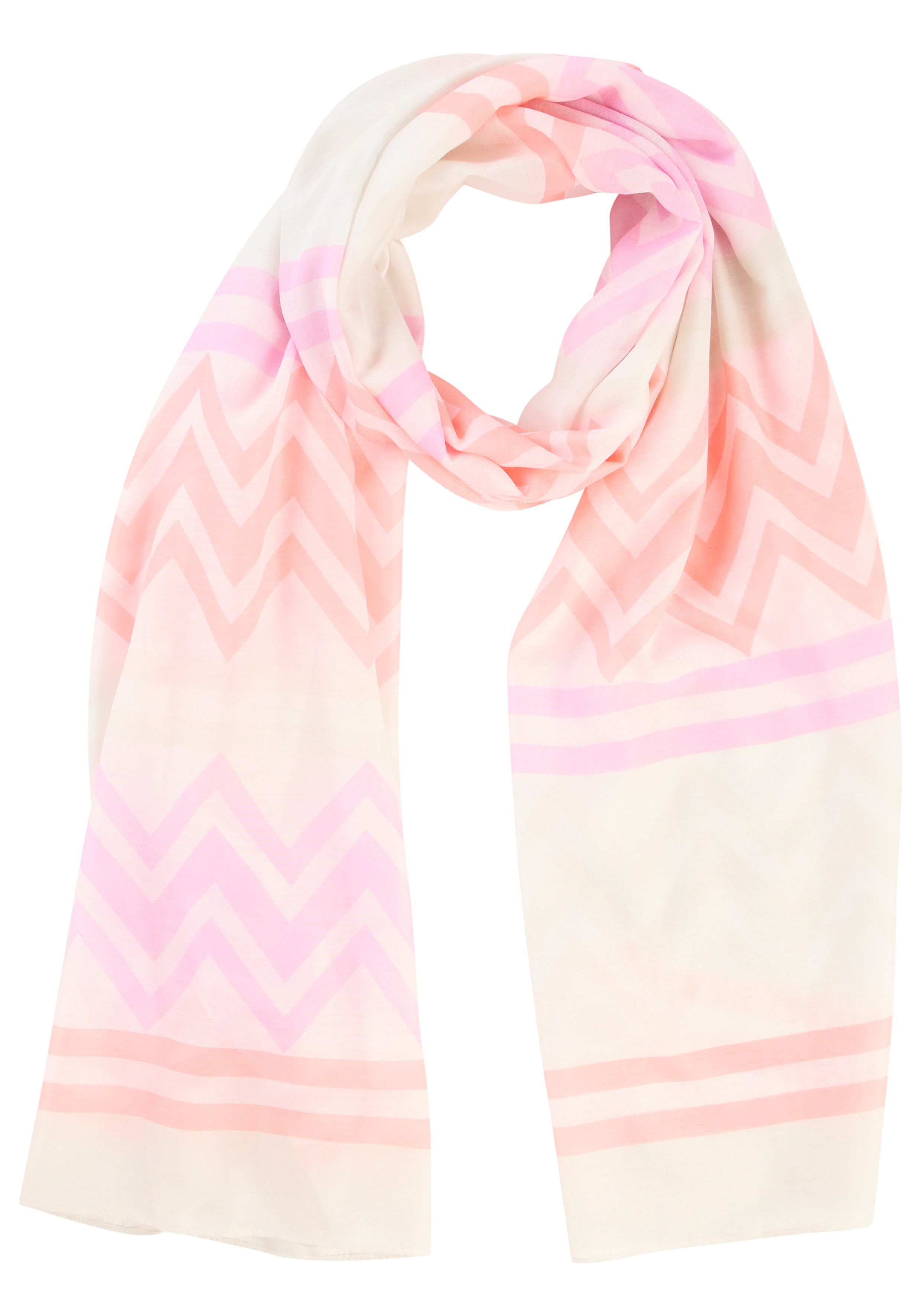 Laura Scott Modetuch, leichtes Webmaterial, gestreifte, gemusterte und bedruckte Optik