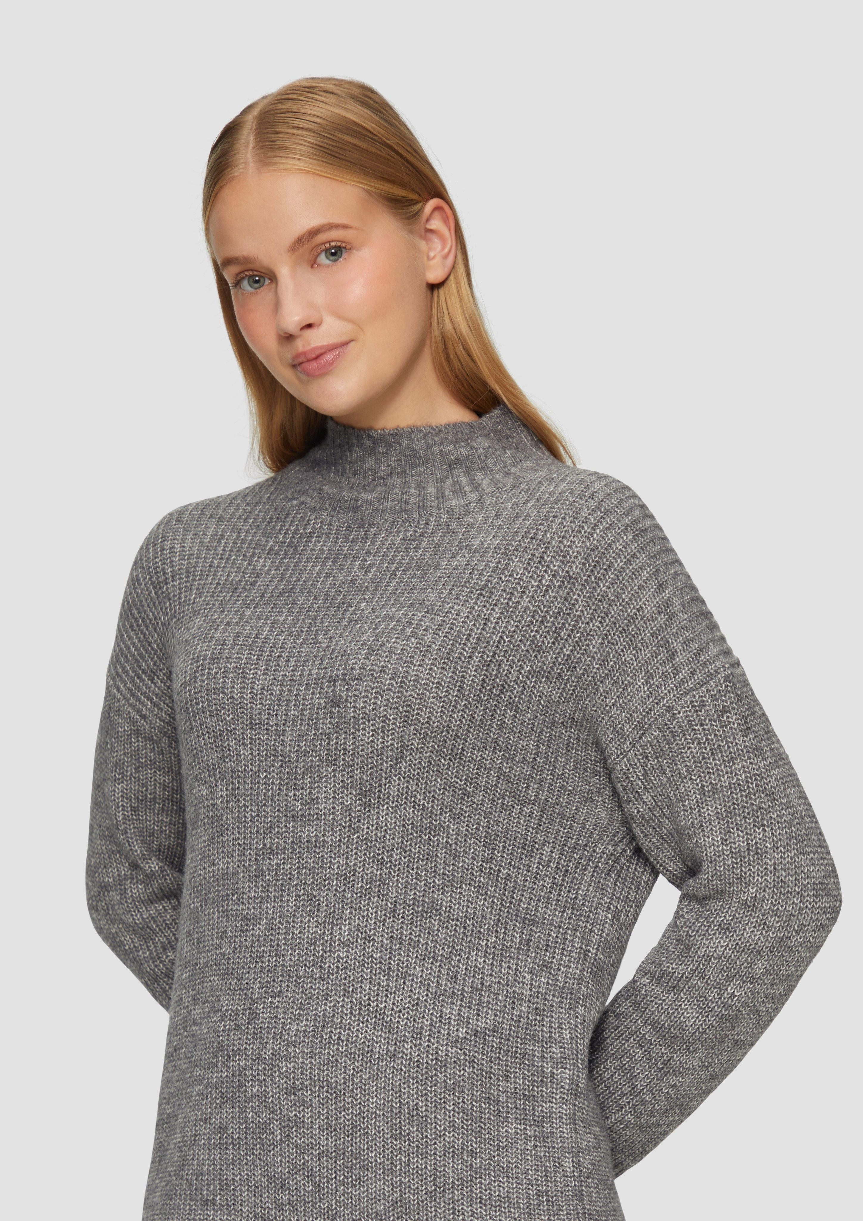 s.Oliver Minikleid Strickkleid mit Stehkragen und günstig online kaufen