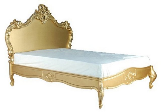 Casa Padrino Bett Bett Lusso Gold 180 x 200 cm aus der Kollektion von Casa günstig online kaufen