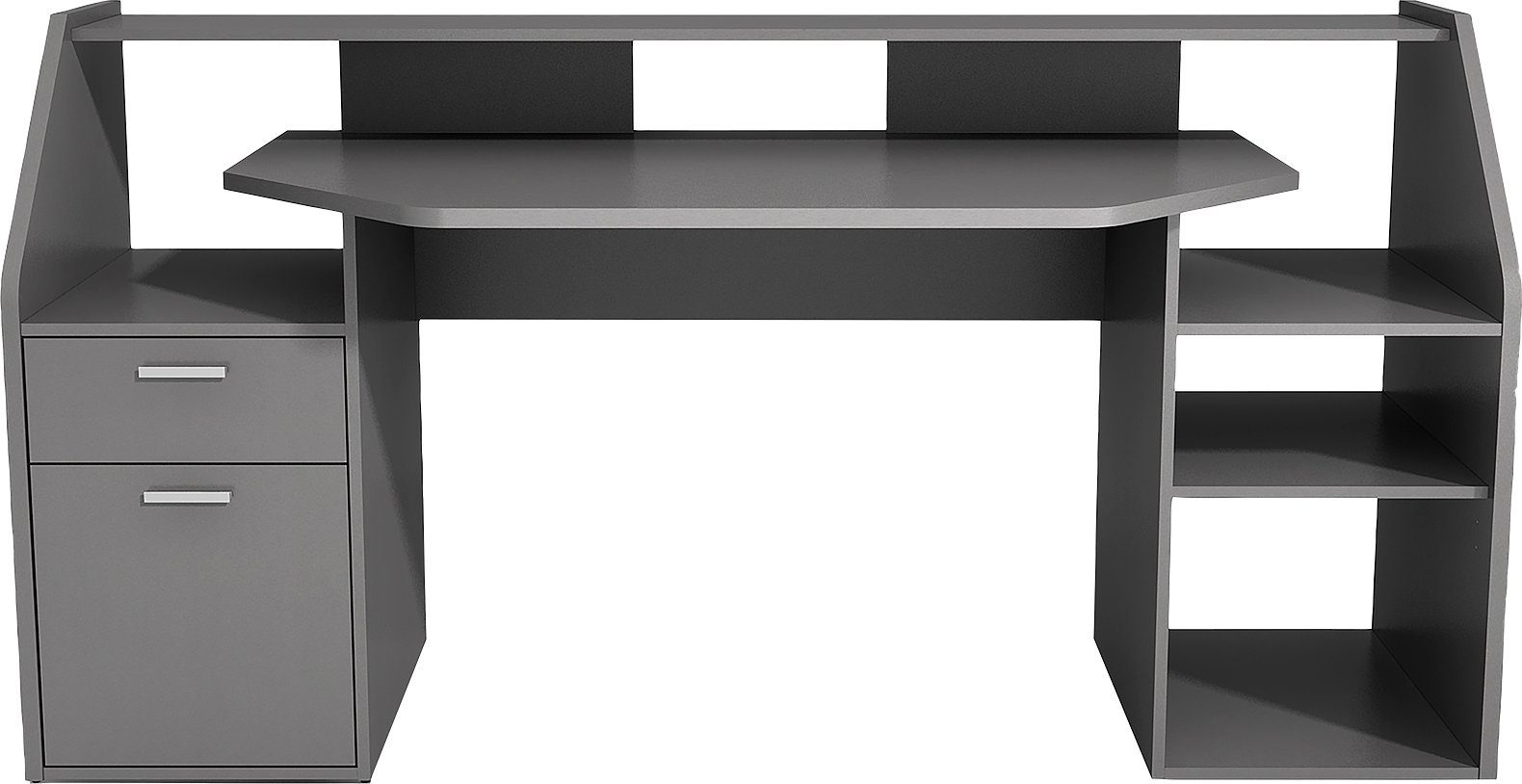 FMD Gamingtisch Zocker 1, moderner Regalschreibtisch, günstig online kaufen