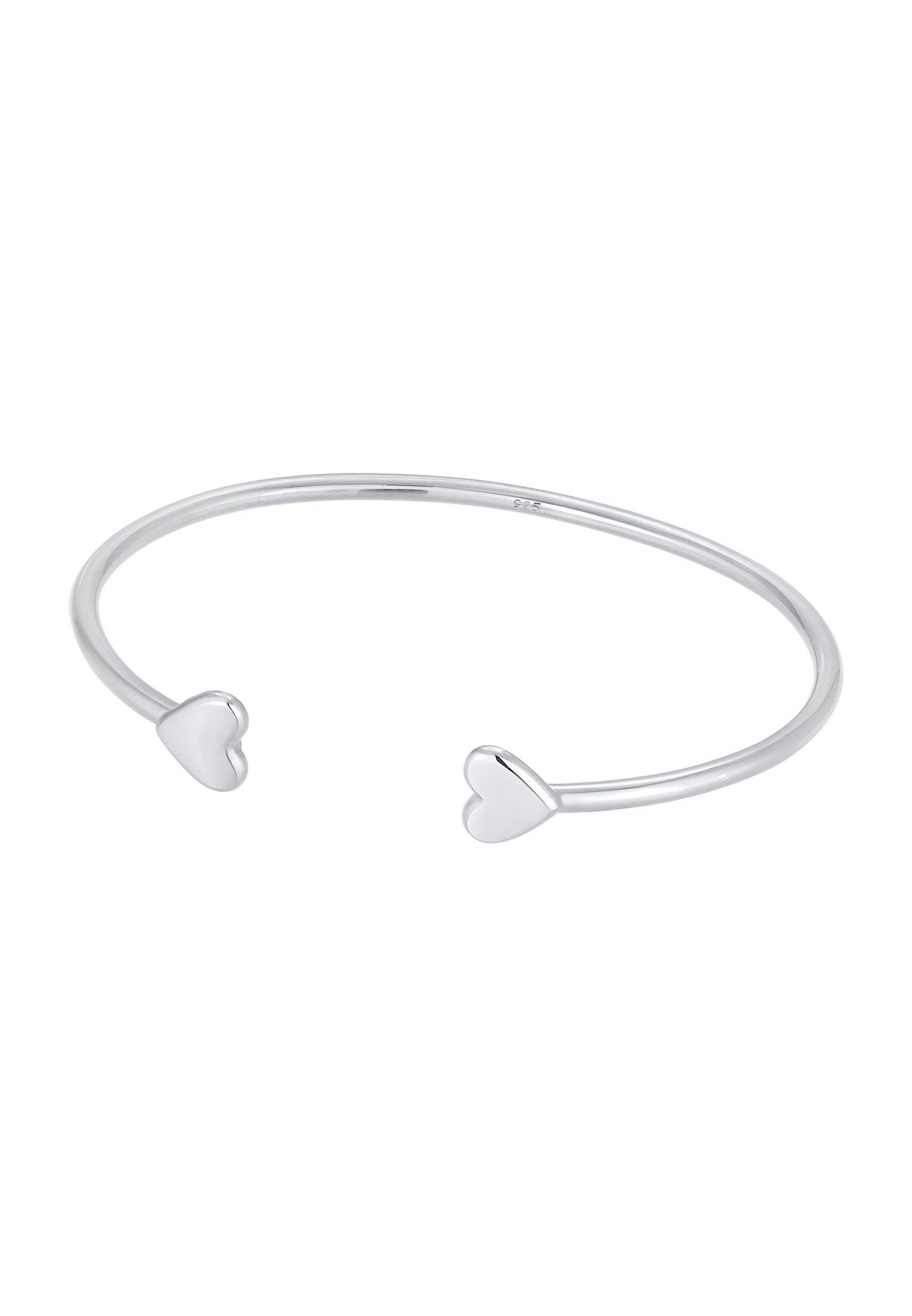 Elli Premium Armreif Armreif Herz Liebe Love 925 Sterling Silber