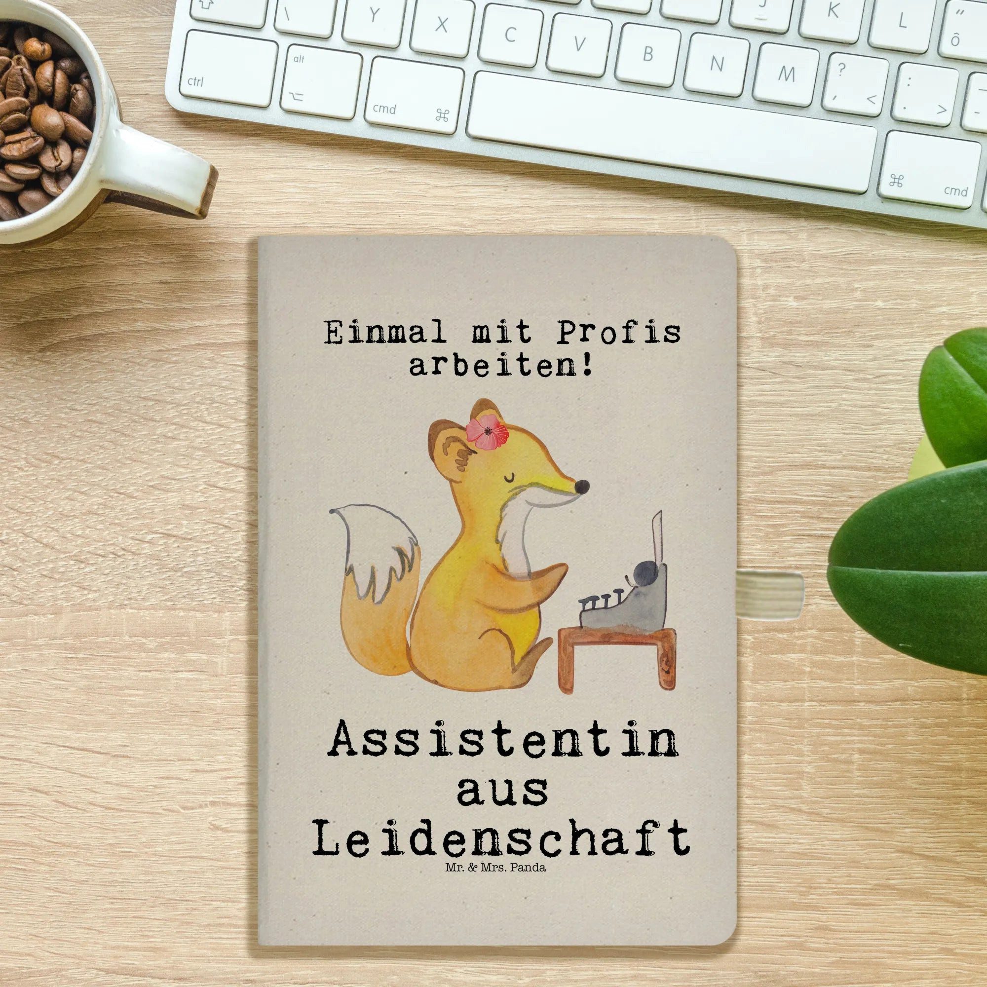 Thumbnail - Mr. & Mrs. Panda Notizbuch Assistentin Leidenschaft - Transparent - Geschenk, Dankeschön, A5 Not Mr. & Mrs. Panda, Inspi...