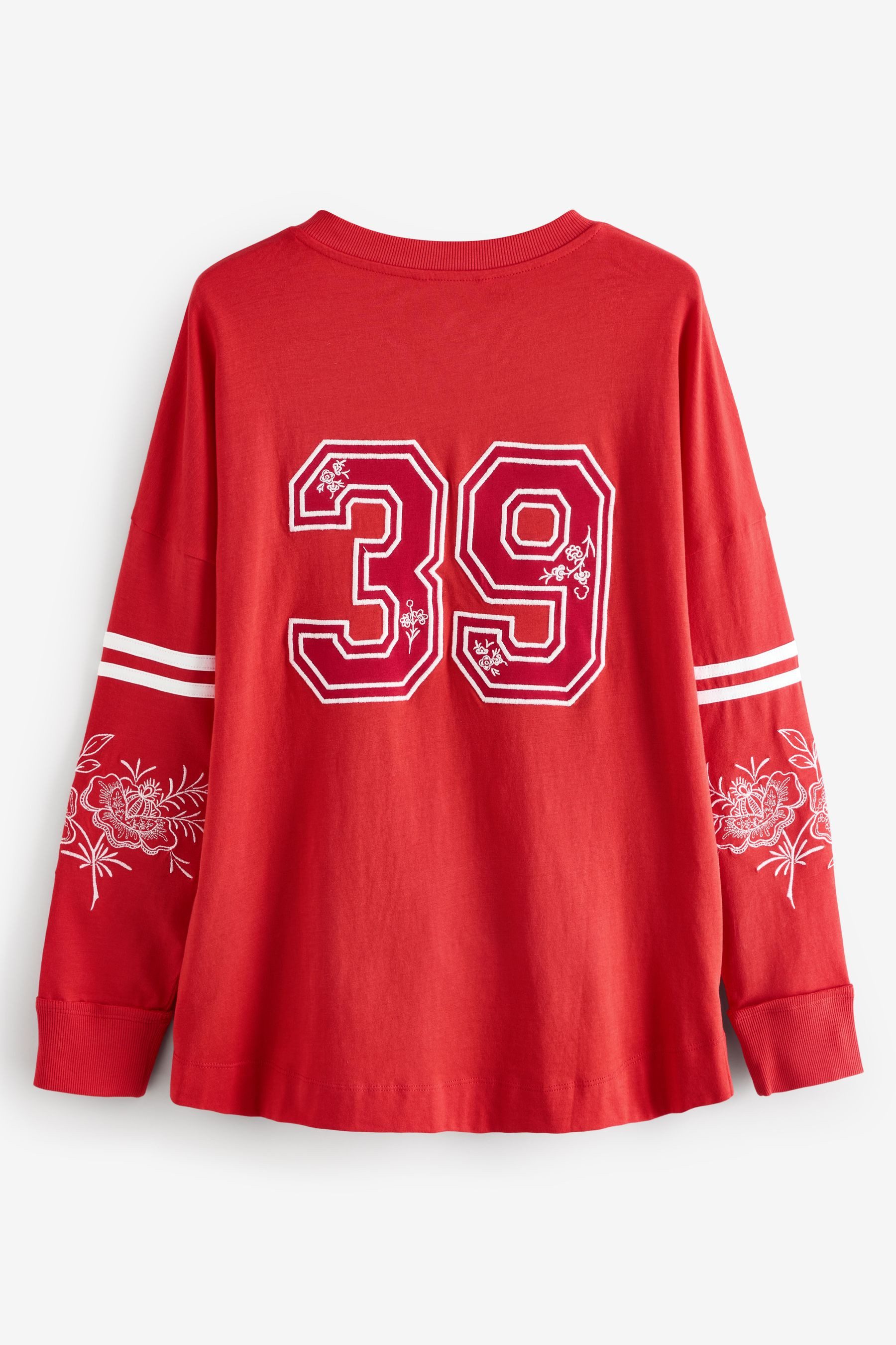 Next Langarmshirt Langärmeliges Skater-T-Shirt mit Saumdetail günstig online kaufen