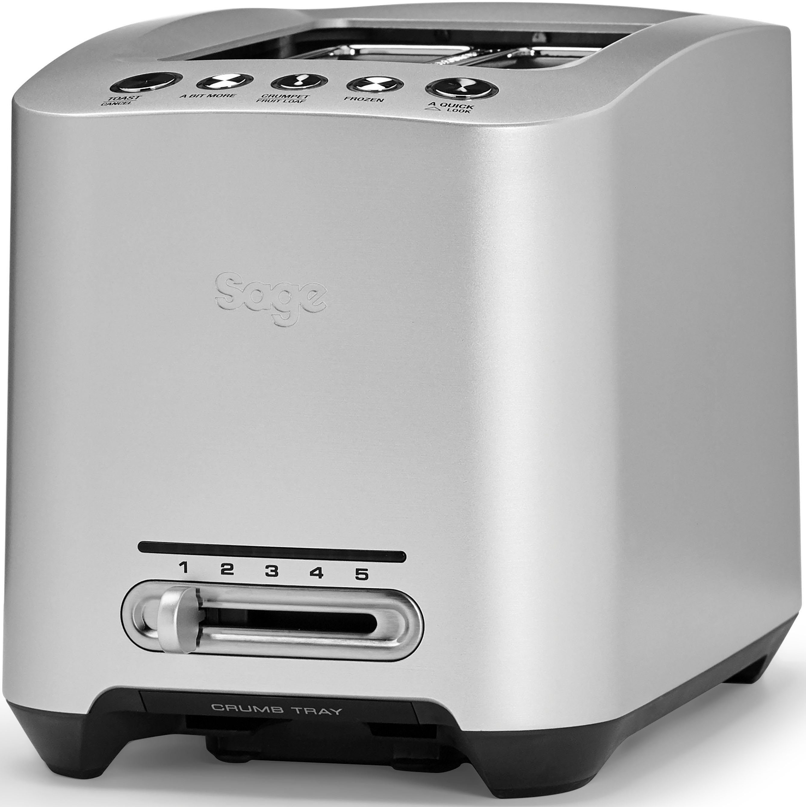 Sage Toaster the Smart Toast, STA825BAL, 2 kurze Schlitze, 1000 W