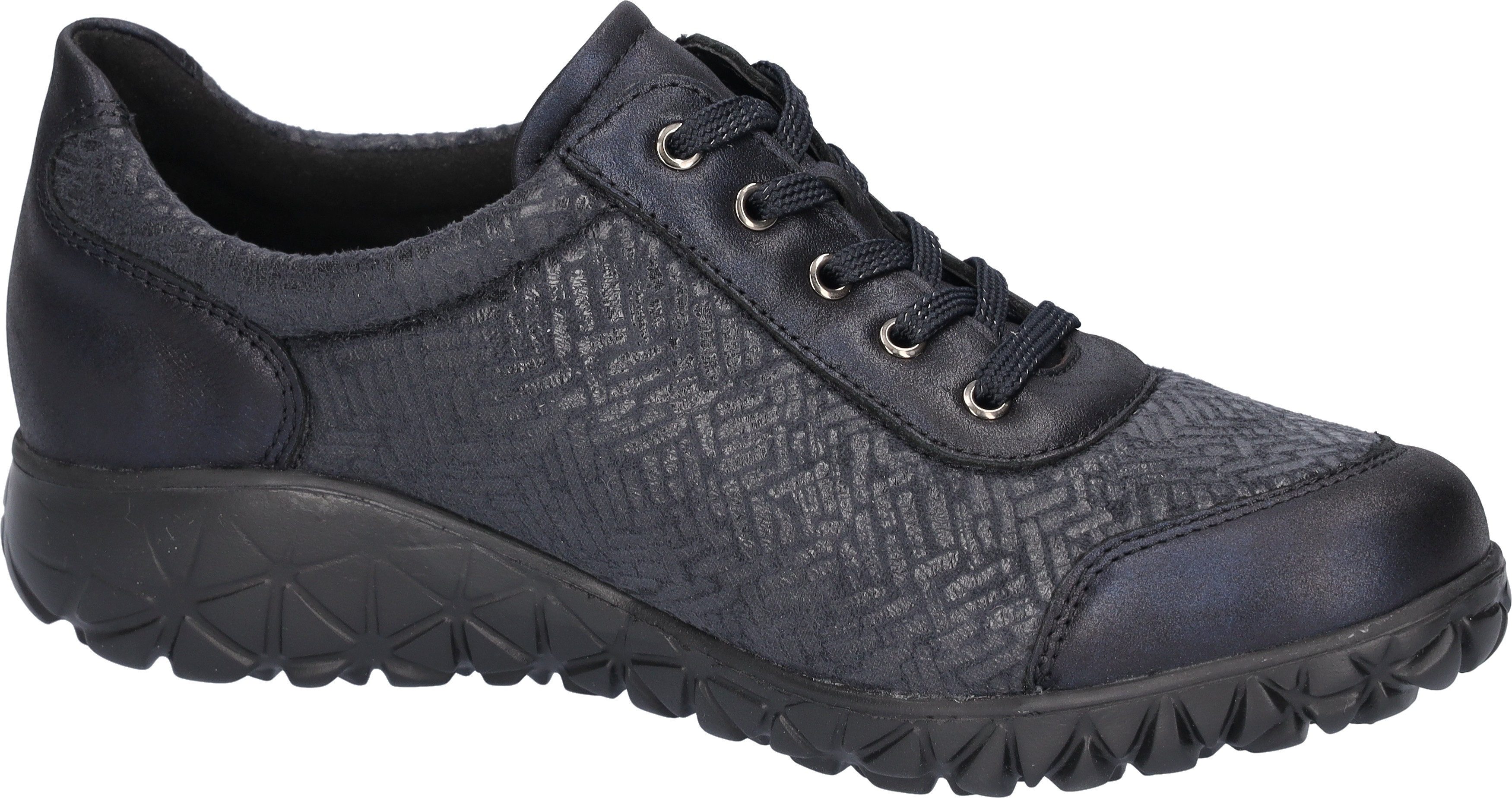 Waldläufer HAVY-Soft Sneaker, Freizeitschuh, Halbschuh, Schnürschuh in Komfortweite H (sehr weit)
