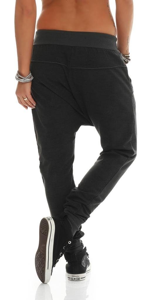 Sweatpants Freizeithose Dunkelgrau Jogginghose Baumwolle Boyfriend-Hose Boyfriendhose M.131 Mississhop