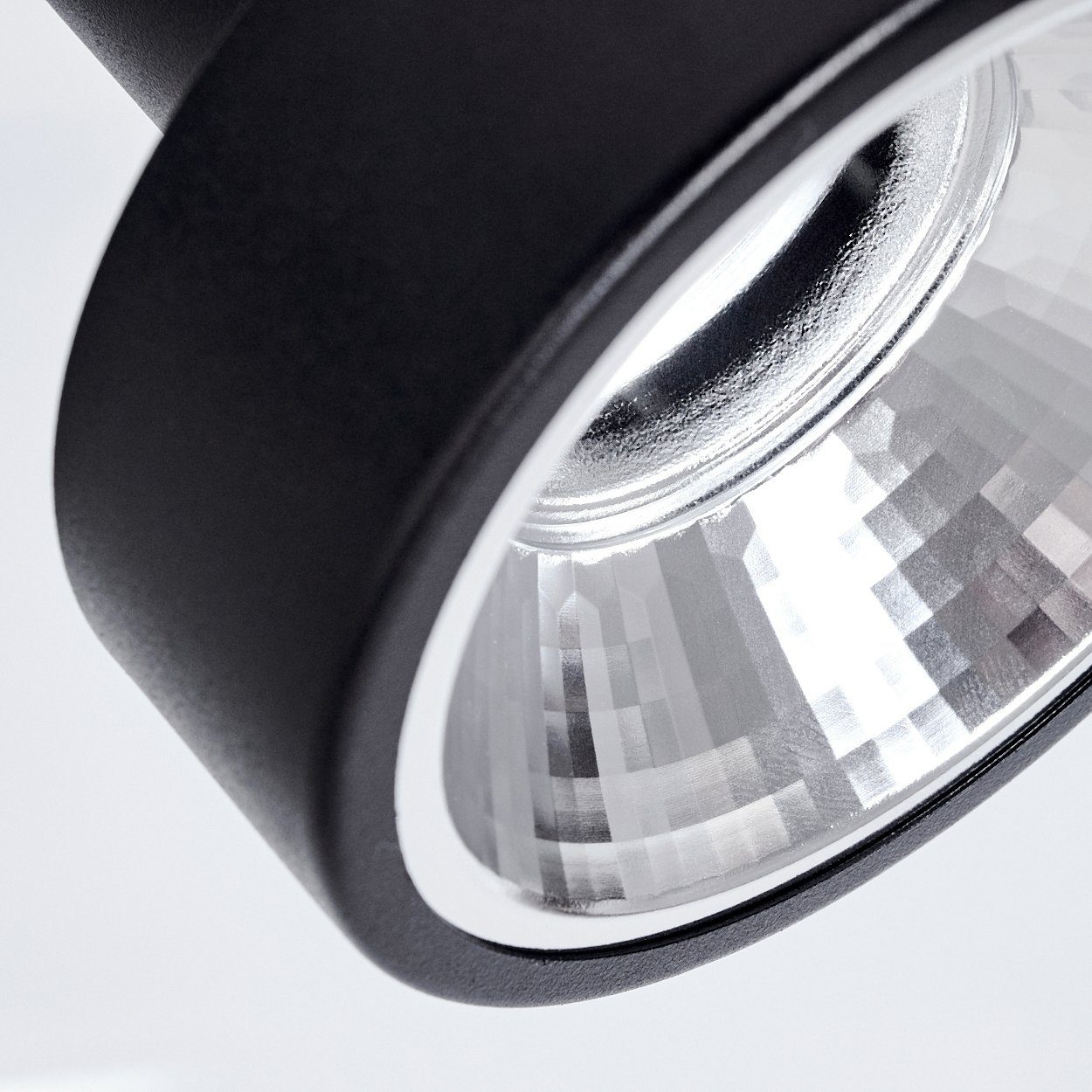 hofstein Deckenleuchte 2xGU10 Deckenlampe verstellbar, aus »Brez« Leuchtmittel, Deckenstrahler, er Schwarz, Metall ohne
