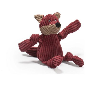 HuggleHounds Spielknochen Hundespielzeug Fox Knottie, Größe: S / Maße: 25 x 10 x 10 cm