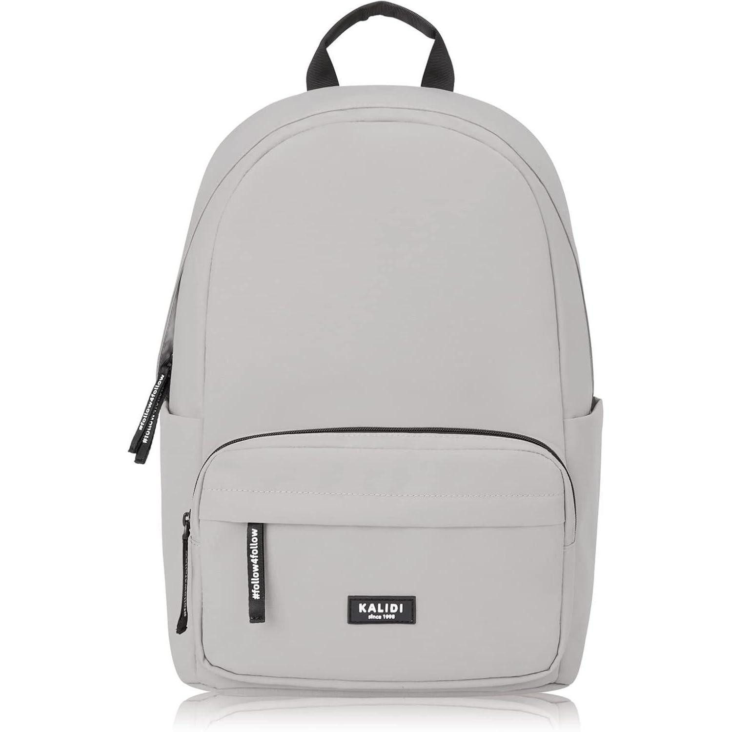 Laptoprucksack Rucksack Laptopfach Unisex Schulrucksack Damen Herren Grau