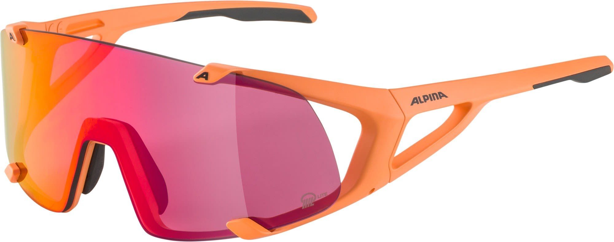 Alpina Sports Alpina Sportbrille Alpina Hawkeye S Q-lite Accessoires Peach Matt - Pink Mirror