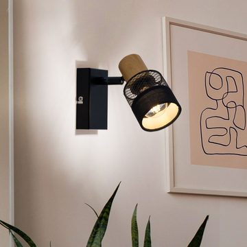 WOFI Wandleuchte, Leuchtmittel nicht inklusive, Wandleuchte Wohnzimmerlampe Flurleuchte Wandlampe Spot beweglich