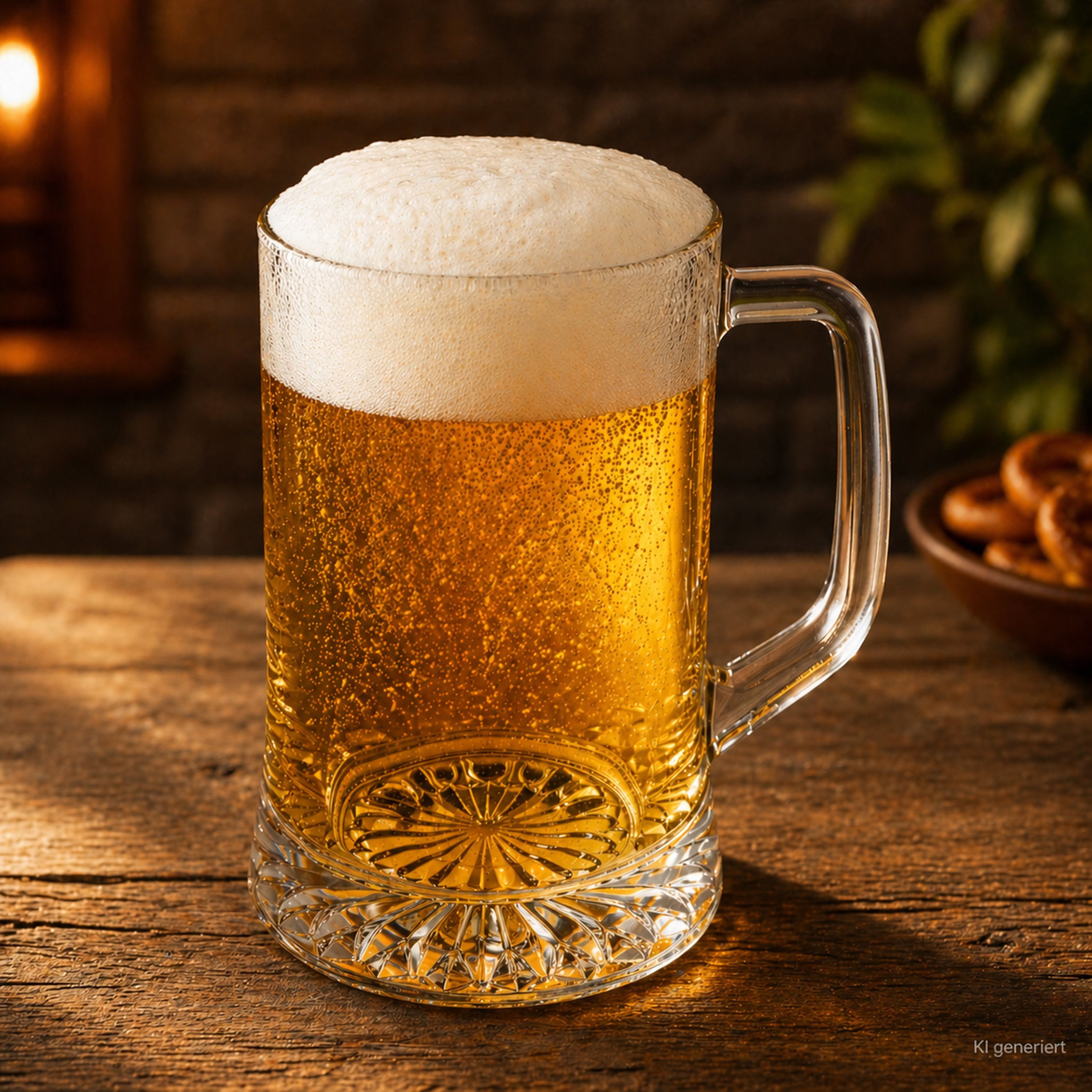 MamboCat Bierglas 6x Akki Bierkrug 0,5L mit Sternboden & Henkel Bierseidel 500ml Glas, Glas – Bild 5 von 5