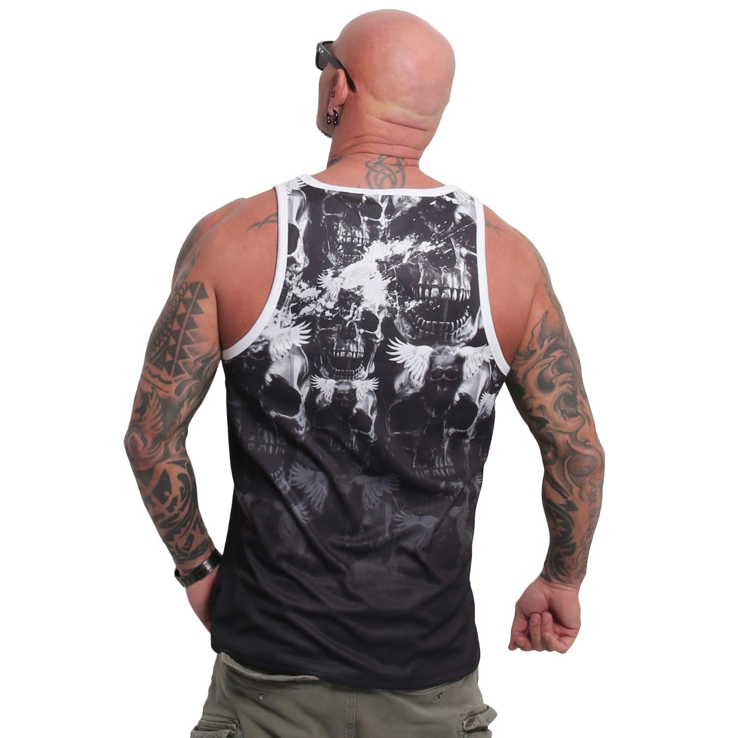 YAKUZA Muskelshirt Flying Skullz aus hochwertigem günstig online kaufen