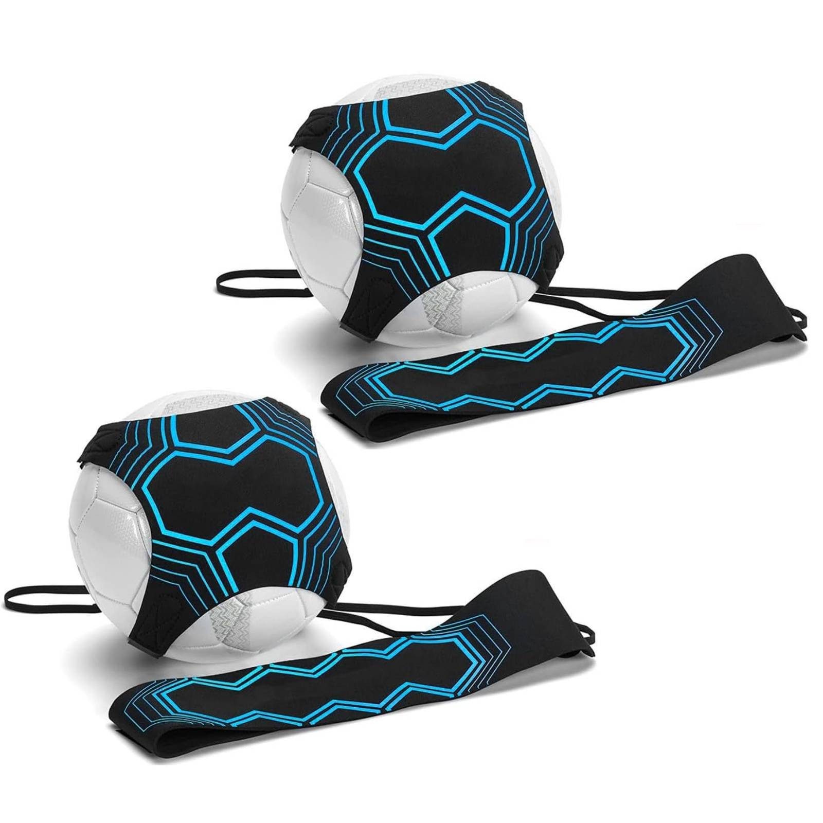BlingBin Trainingshilfe Fußball Kick Trainer, Einstellbare Fußball Training Taille Gürtel, Fußball Praxis Ausrüstung Geeignet für Fußbälle der Größen 3, 4 und 5