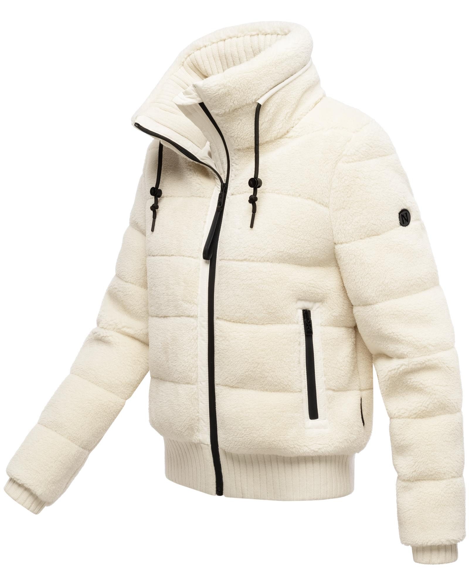 Navahoo Plüschjacke Schneepuder 14 warme Damen Teddyjacke für den Winter