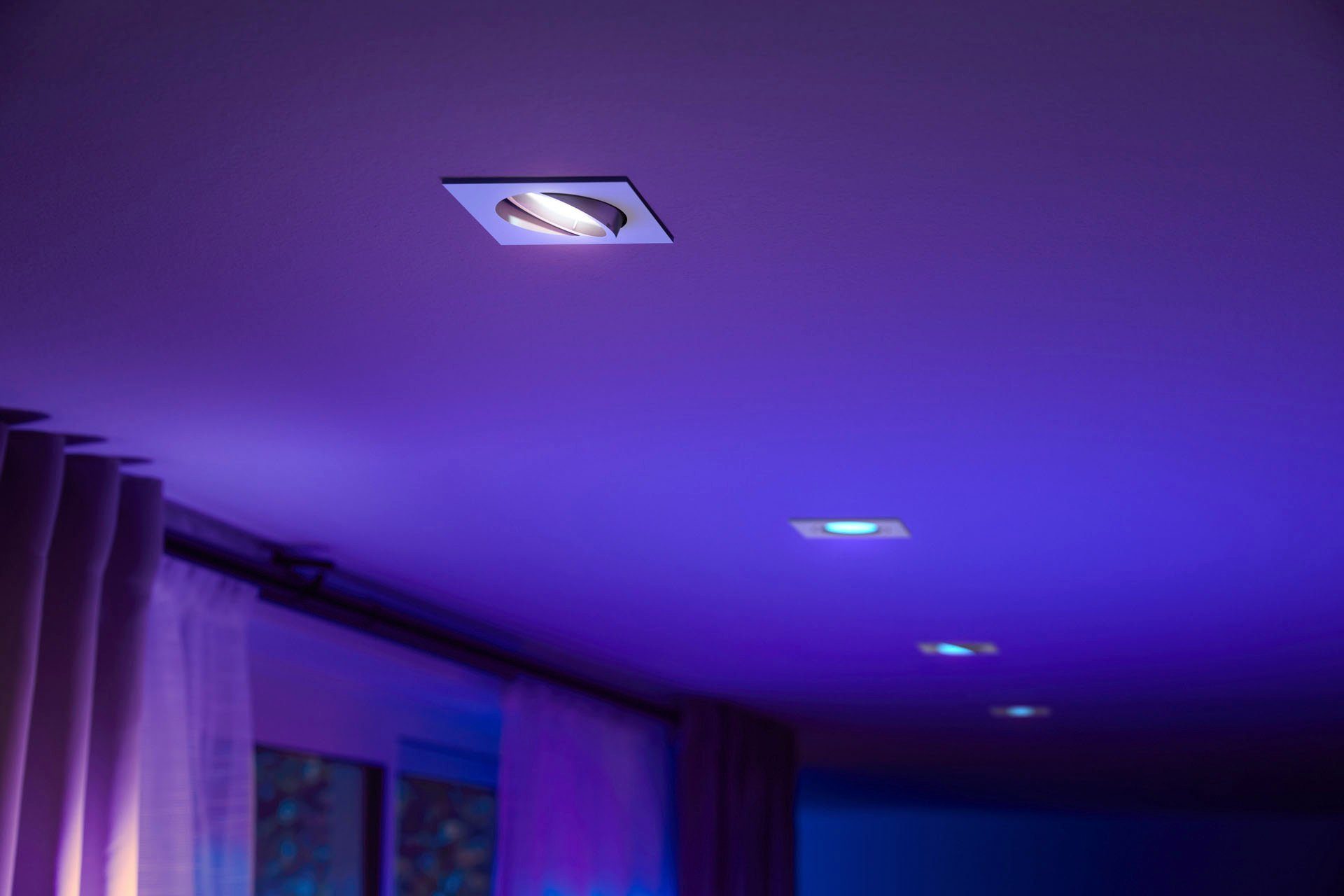 Farbwechsler wechselbar, Philips LED Centura, Hue Leuchtmittel Flutlichtstrahler Dimmfunktion,
