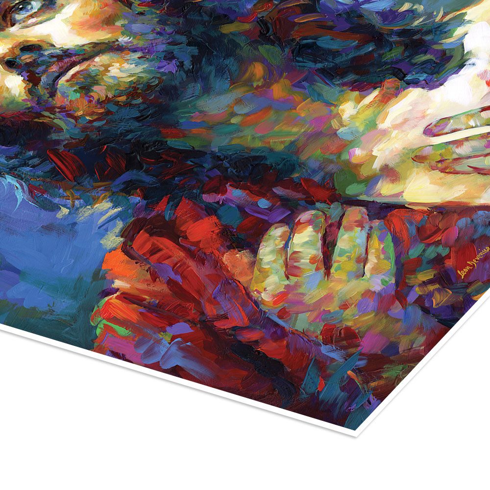 Posterlounge Wandbild Jesus Christus I, Leon Devenice, erhältlich als Poster, Leinwandbild, Wandsticker oder Acrylglasbild