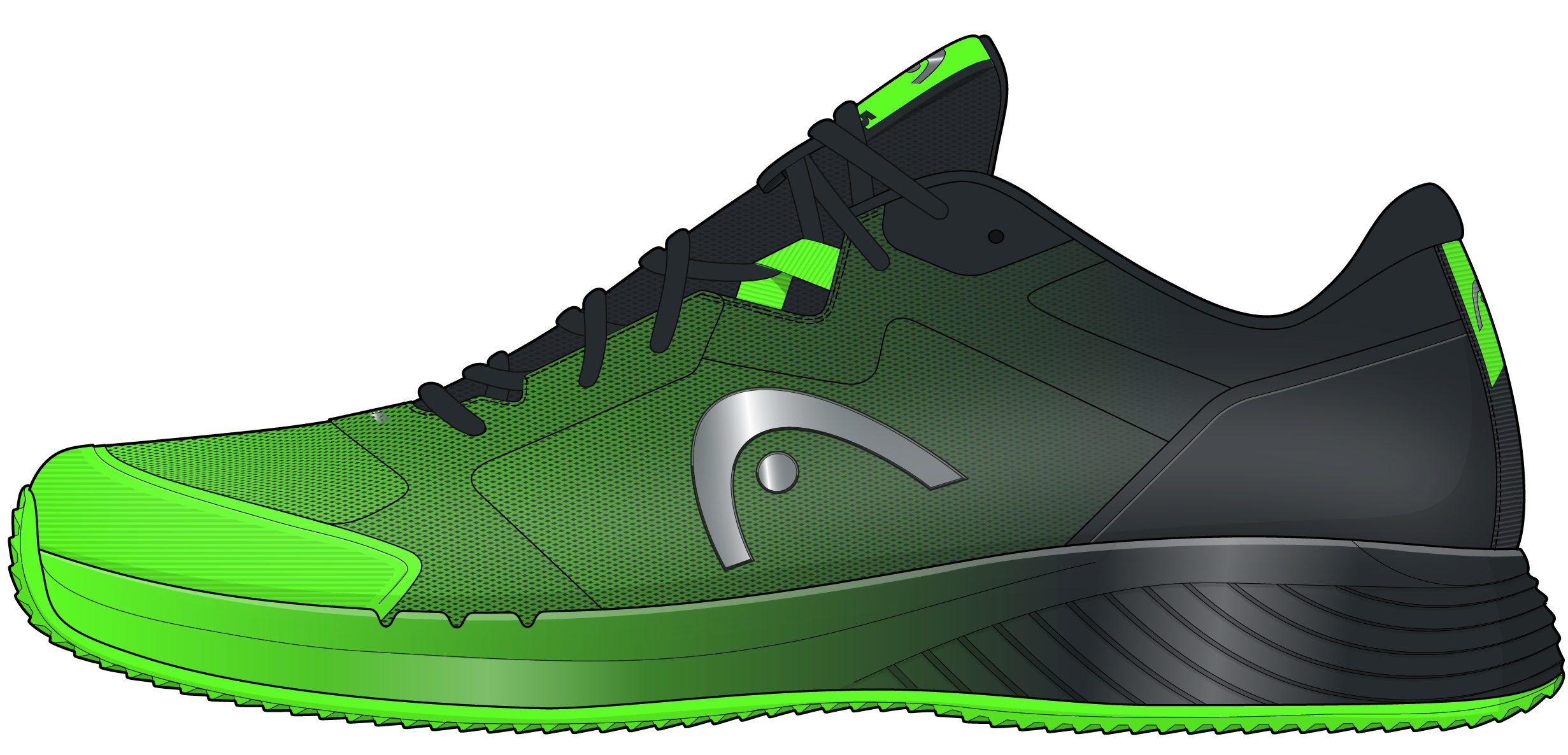 Head Sprint Evo 3.5 Clay Men BKNG - Tennisschuh